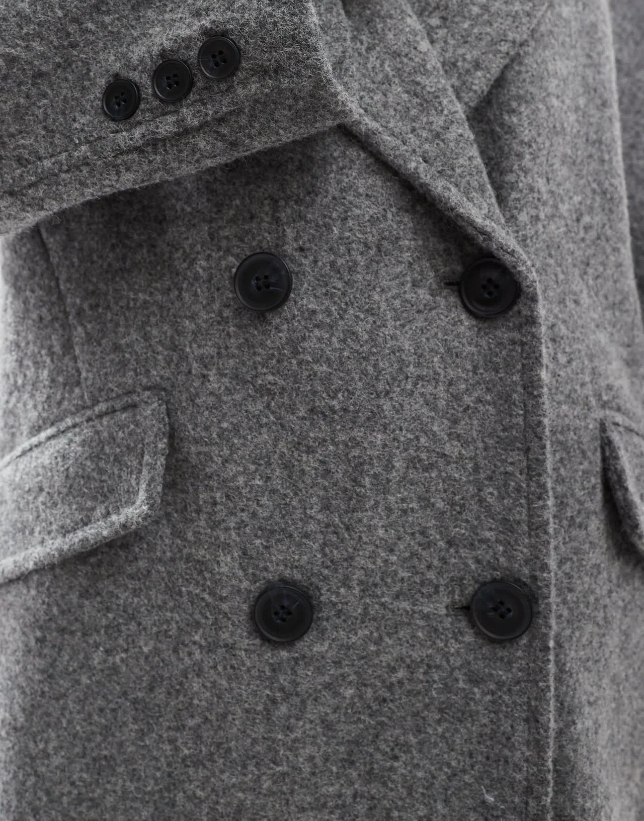 Bershka slouchy tailored coat in grey