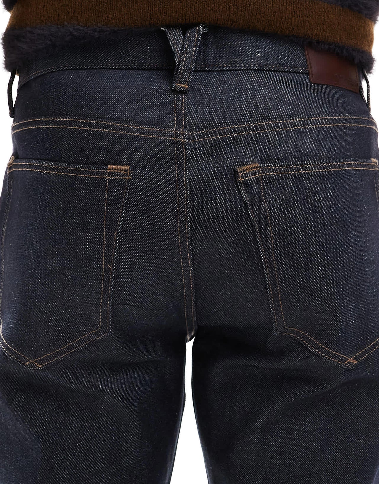 River Island slim fit Japanese selvedge jeans in darkwash blue