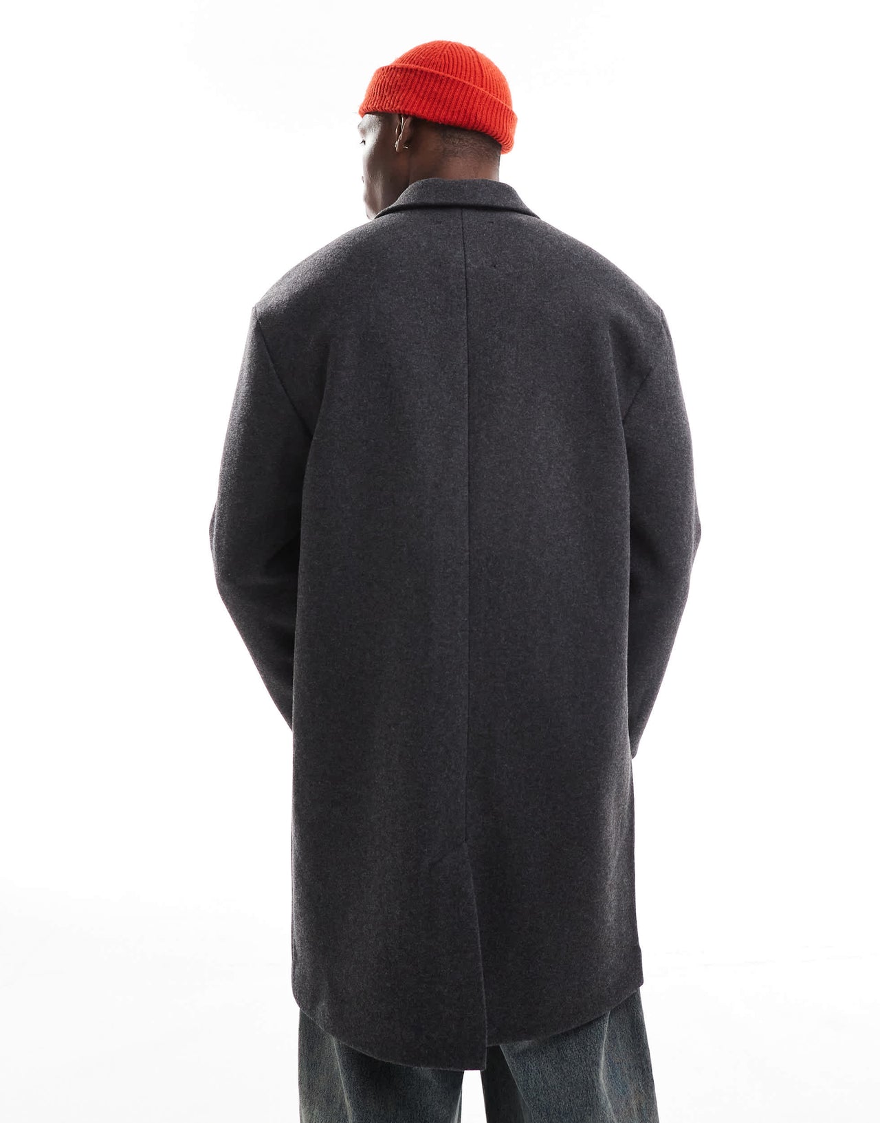 Pull&Bear overcoat in grey