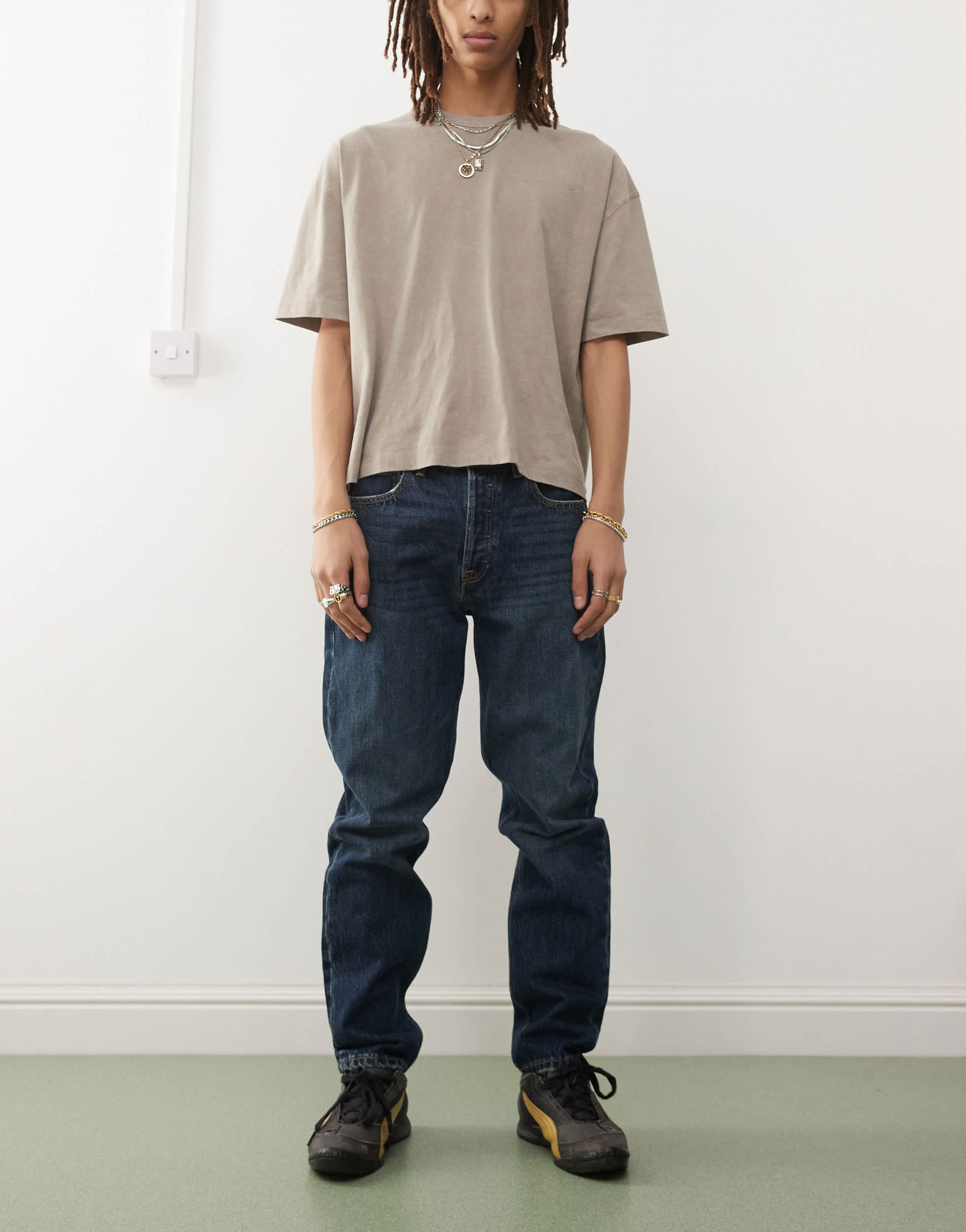 Dr Denim Rush regular fit jeans in canyon dark used darkwash blue