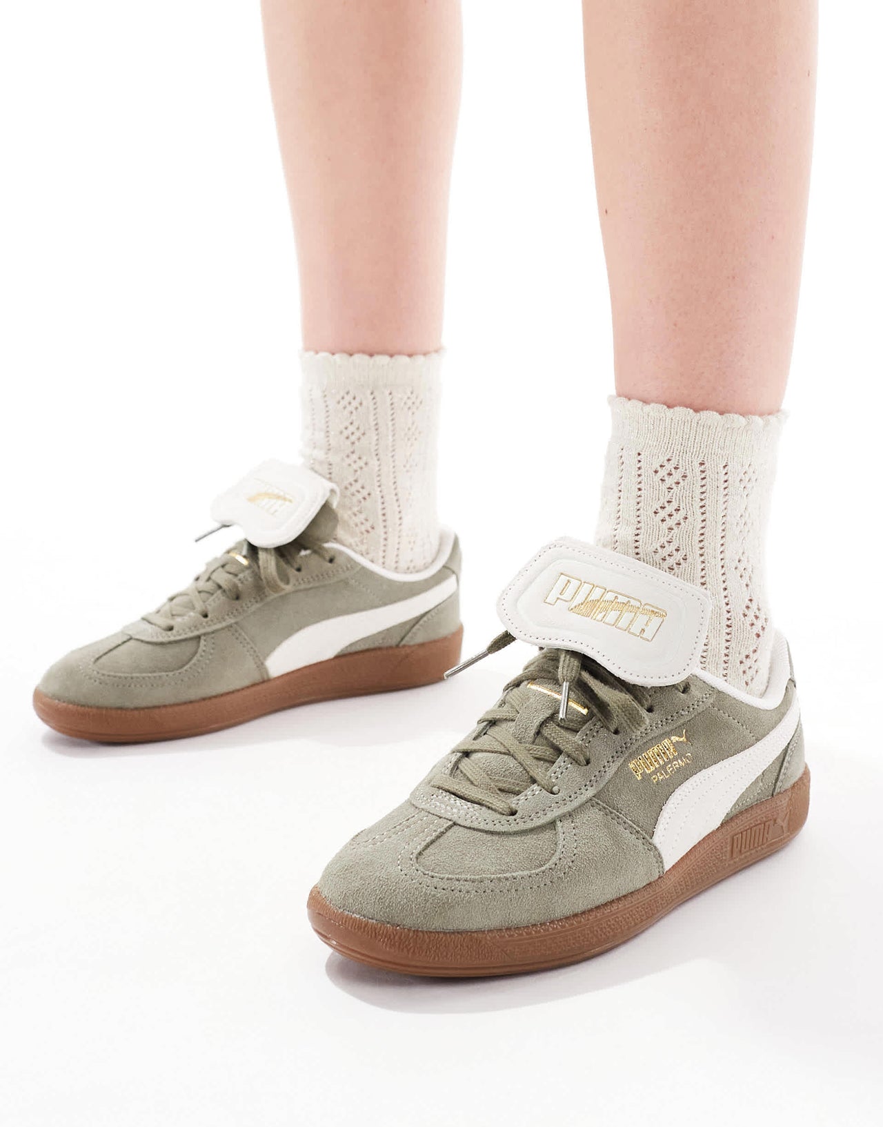 Puma Palermo Premium trainers in green