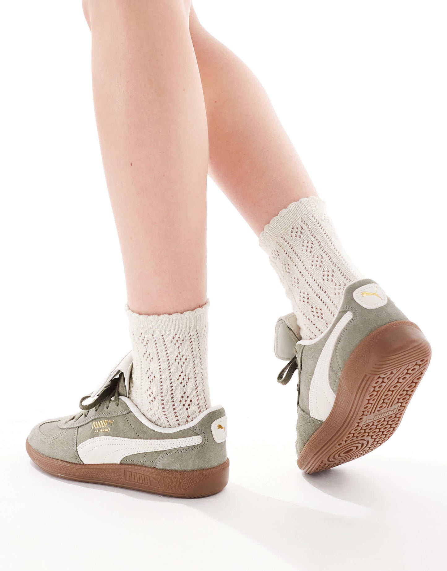 Puma Palermo Premium trainers in green