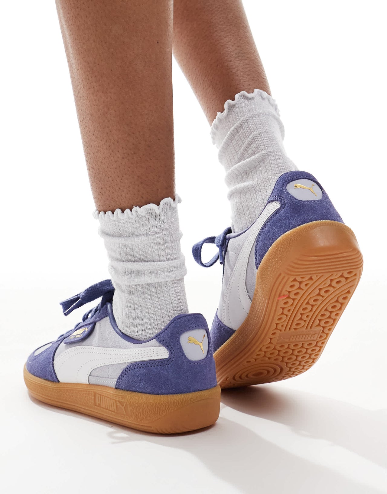 Puma Palermo trainers in mix blue