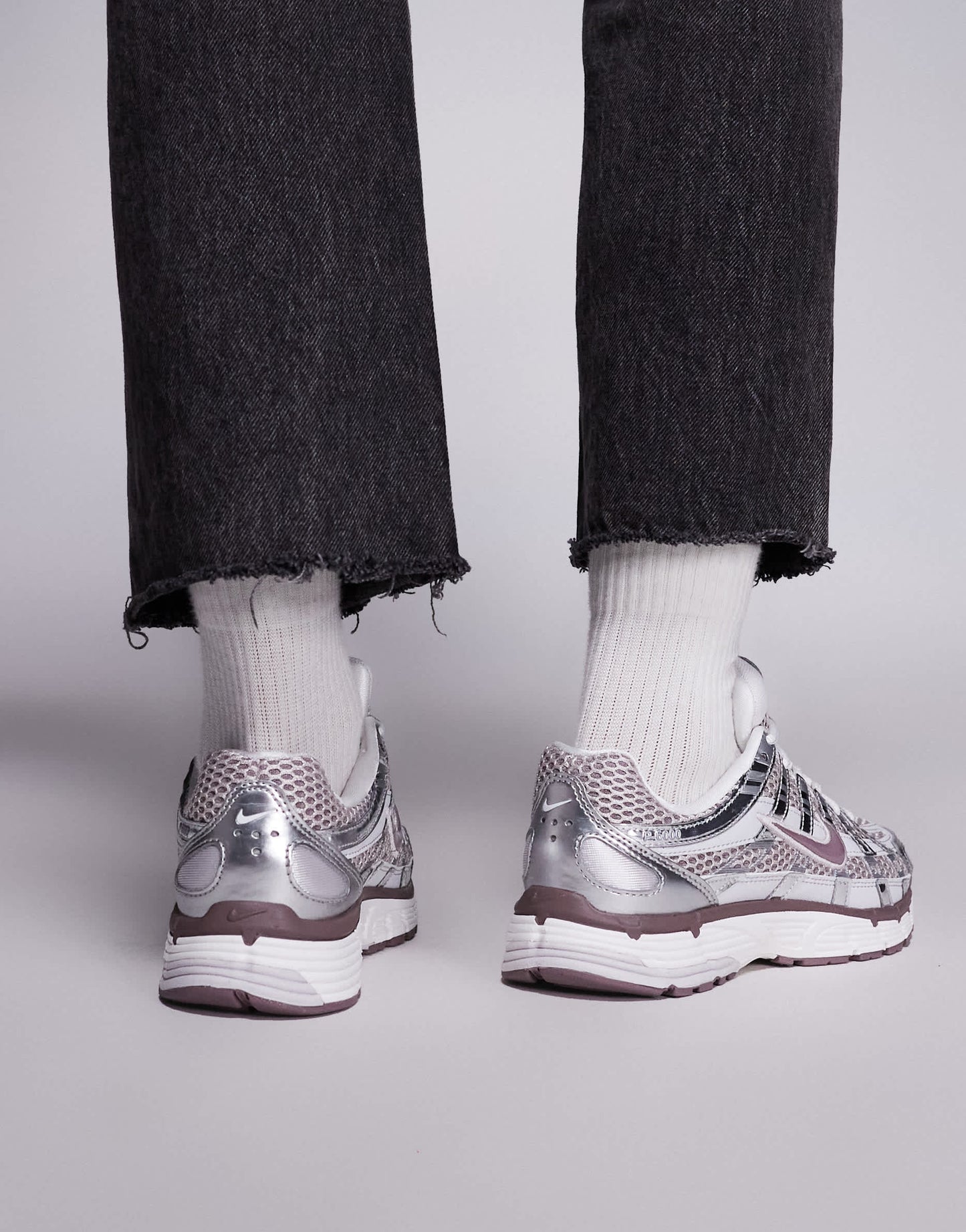 Nike P-6000 unisex trainers in grey and purple