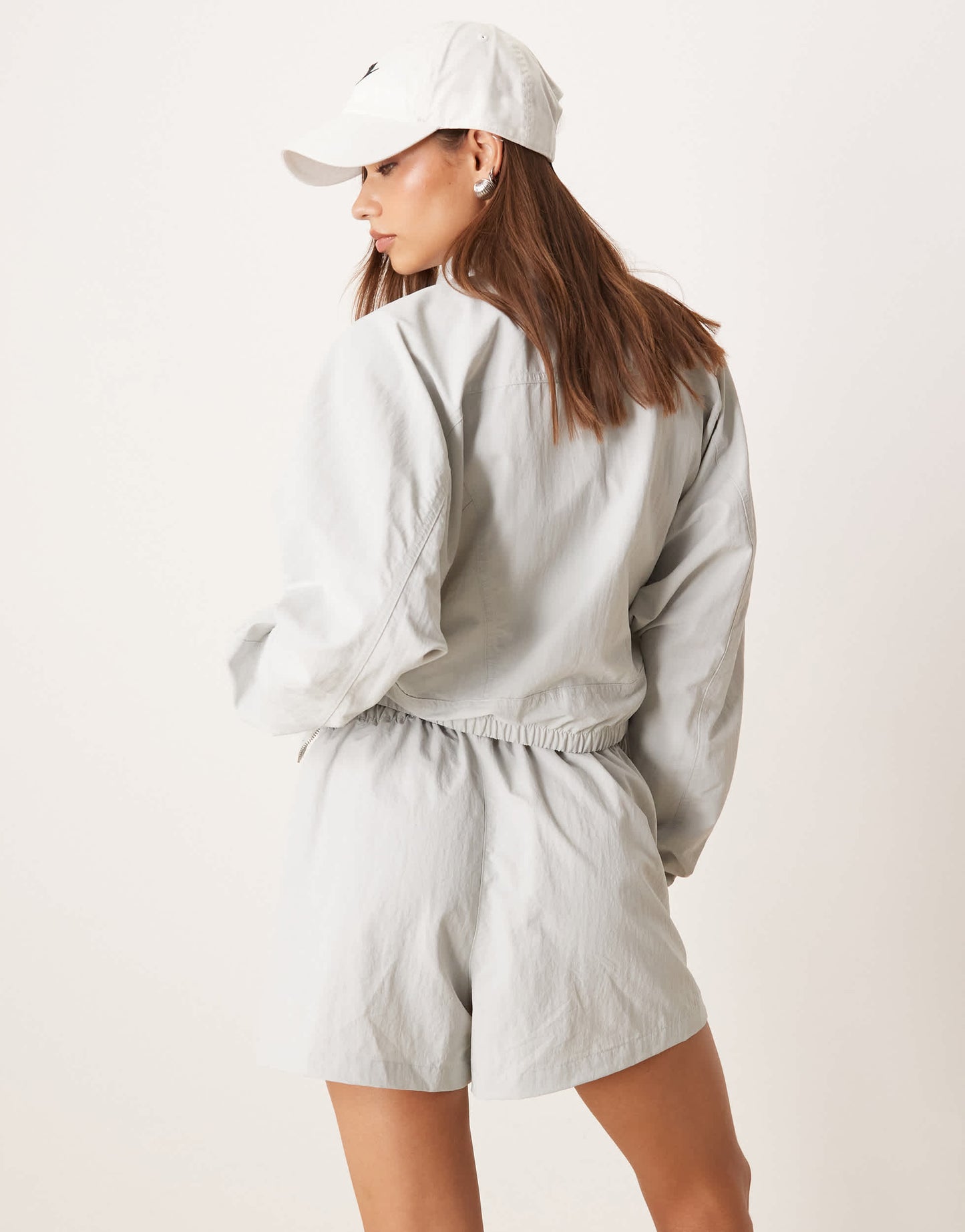 Nike Trend Essential 3inch skort in silver