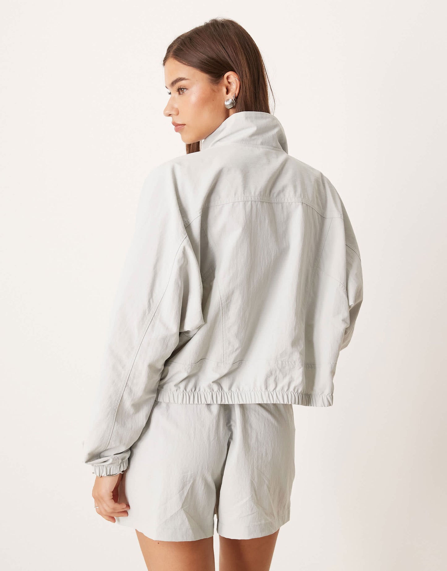 Nike Trend Everything woven jacket in silver
