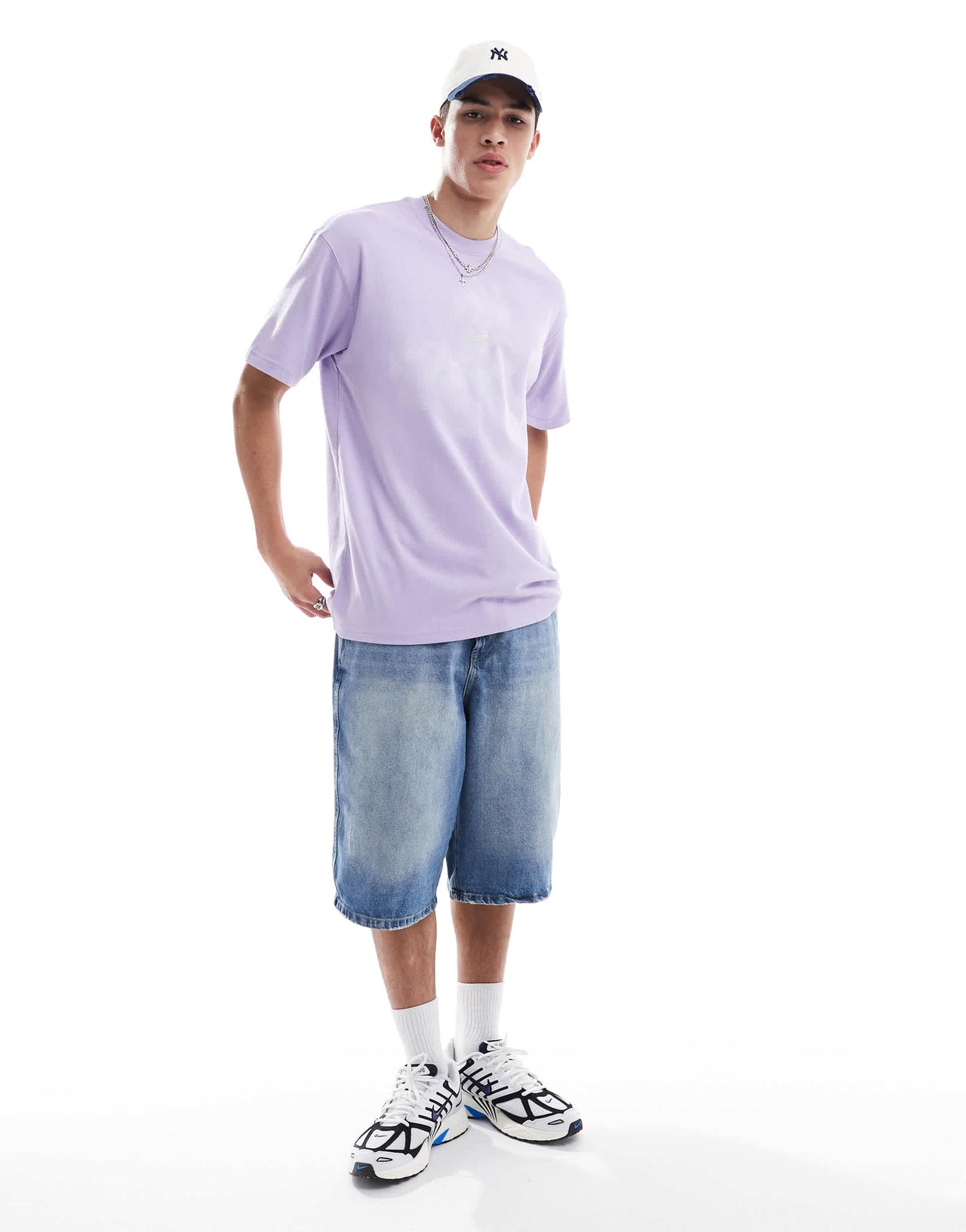 Nike M90 graphic t-shirt in lilac
