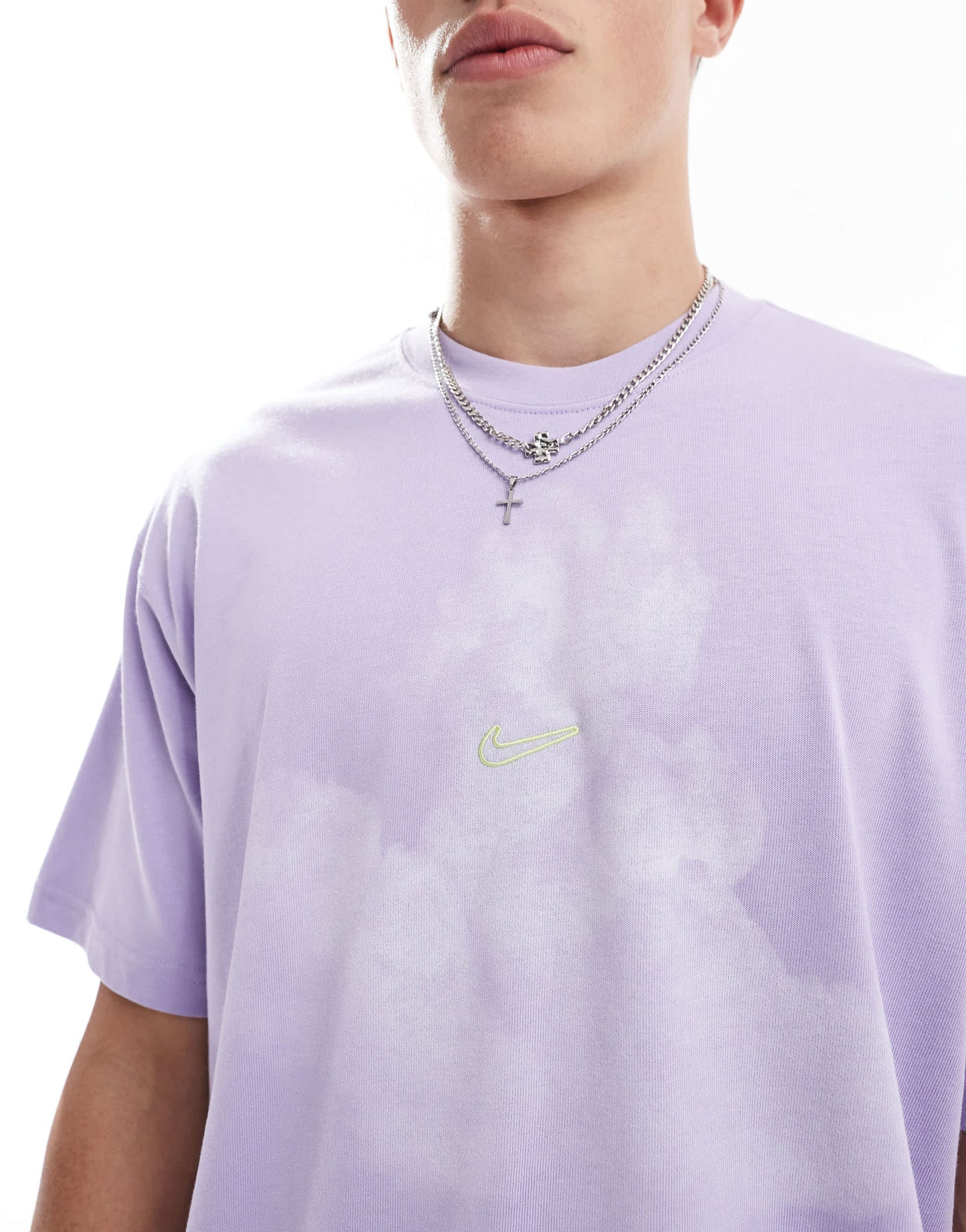 Nike M90 graphic t-shirt in lilac