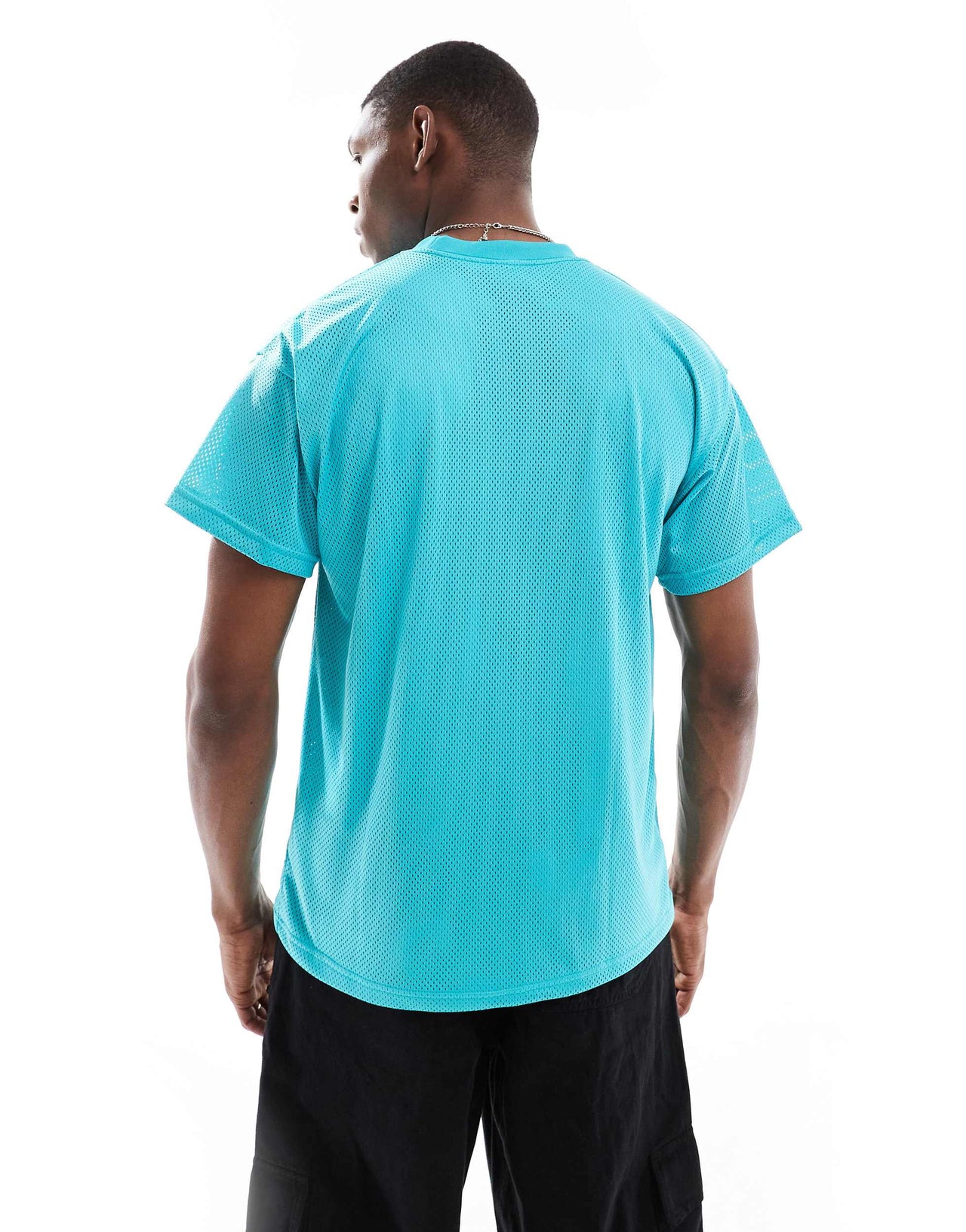 Nike mesh t-shirt in blue