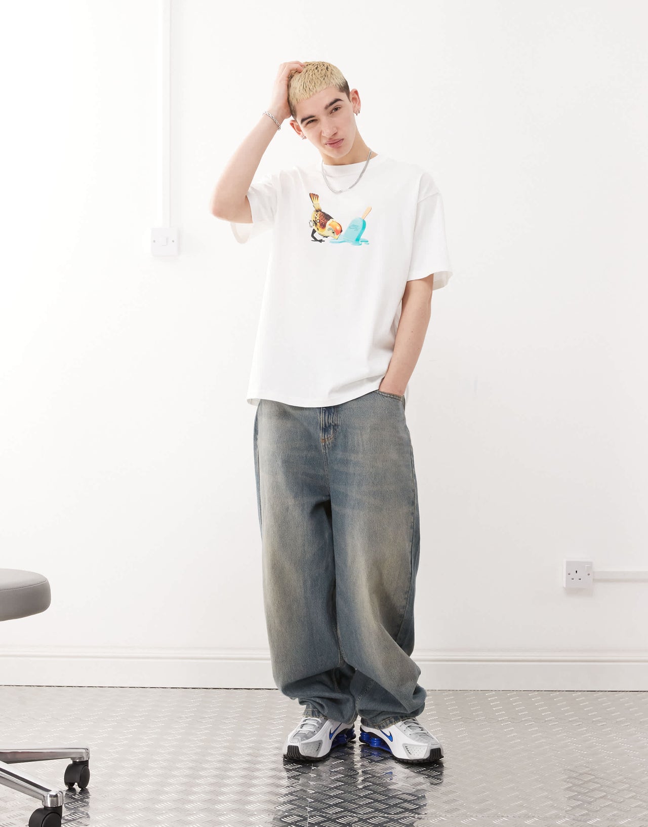Nike SB graphic t-shirt in white