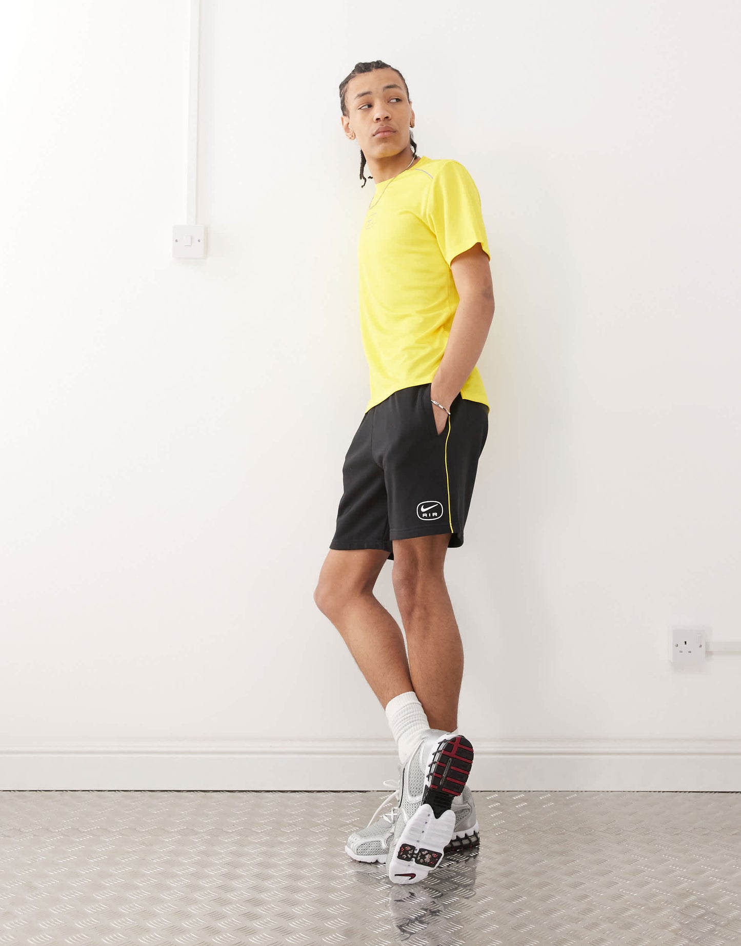 Nike Air French Terry shorts in black