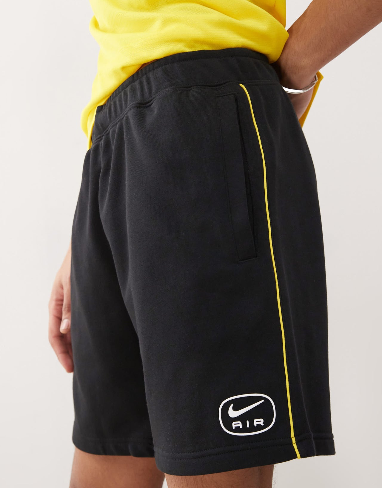 Nike Air French Terry shorts in black