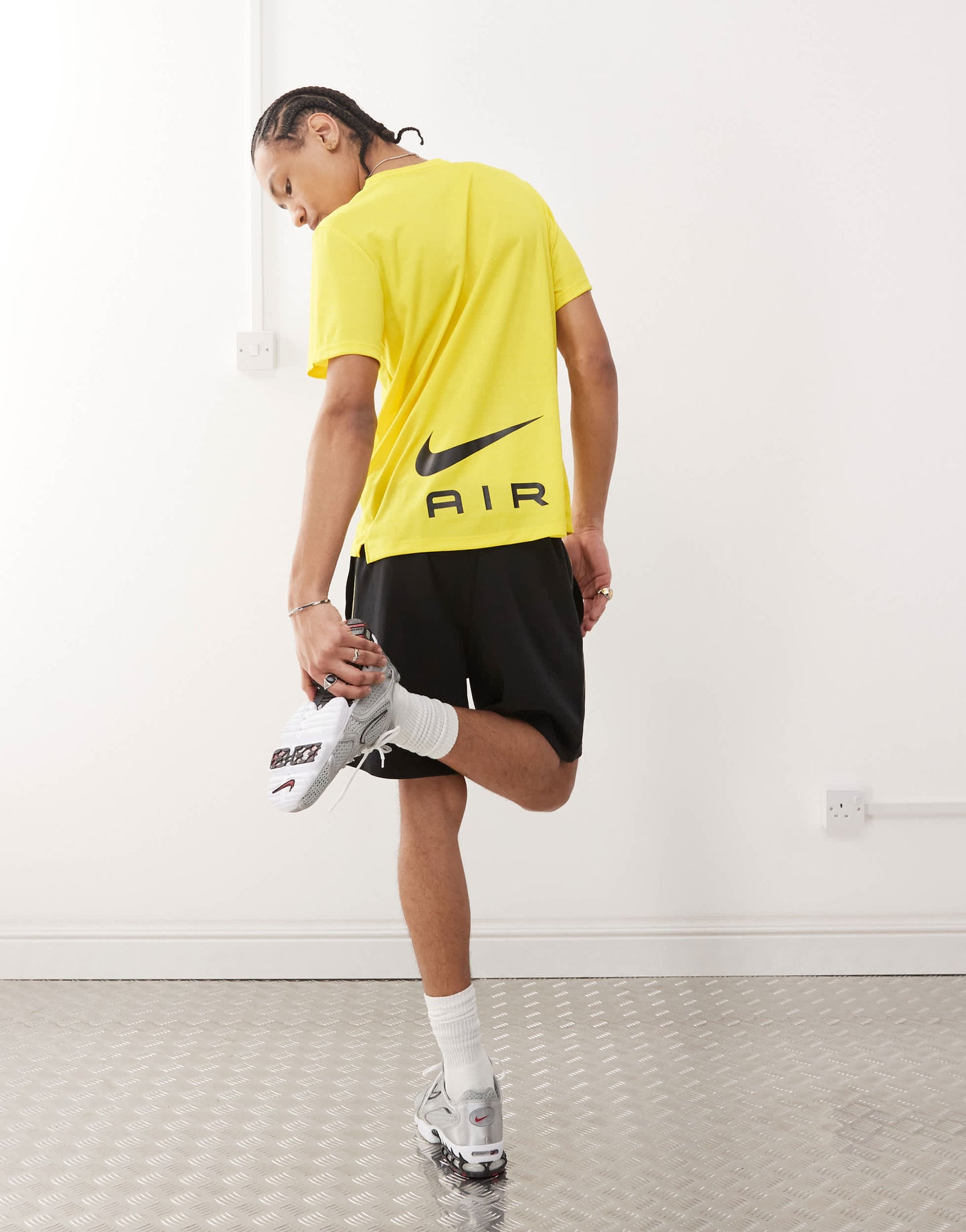 Nike Air French Terry shorts in black