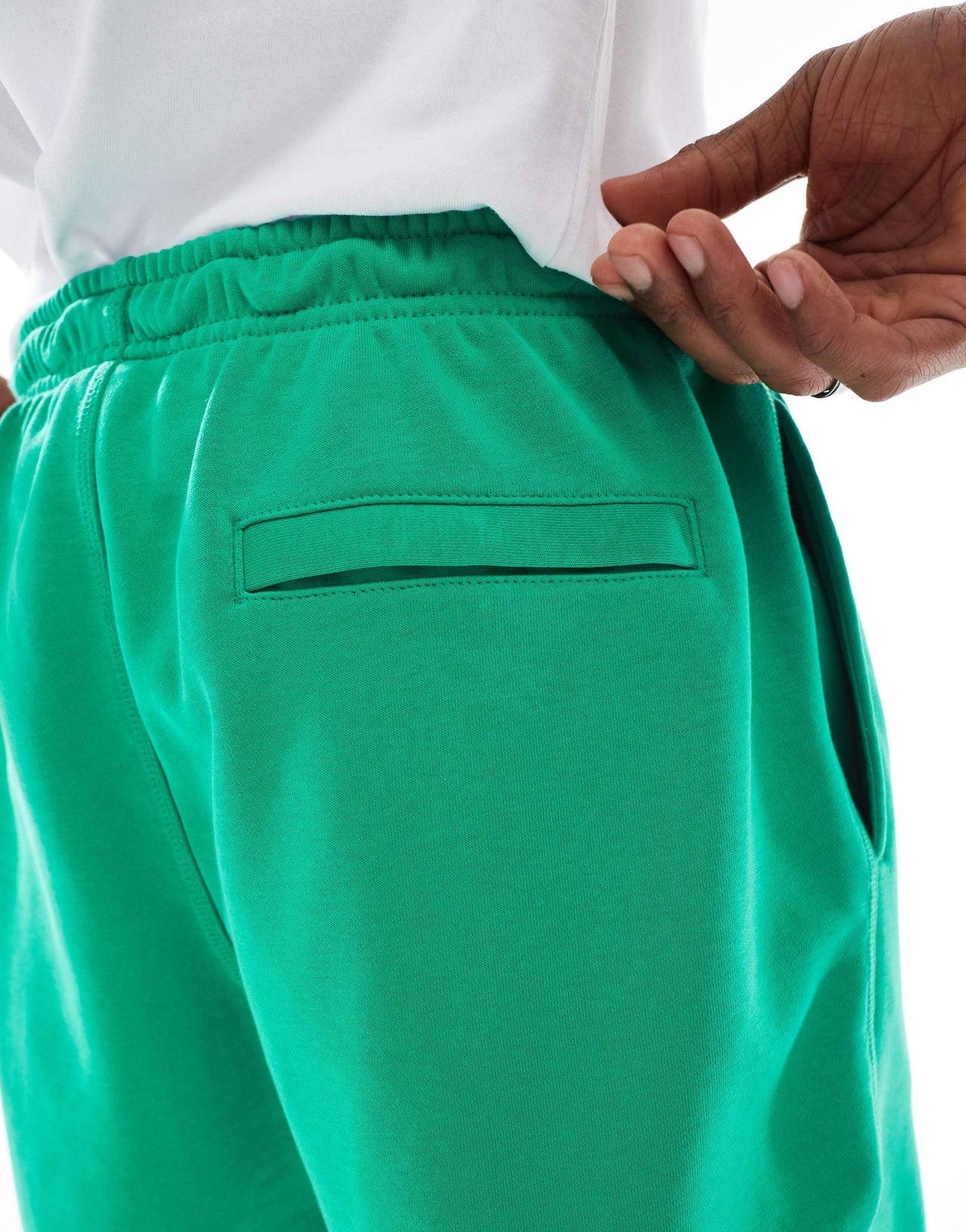 Nike Club French Terry shorts in green