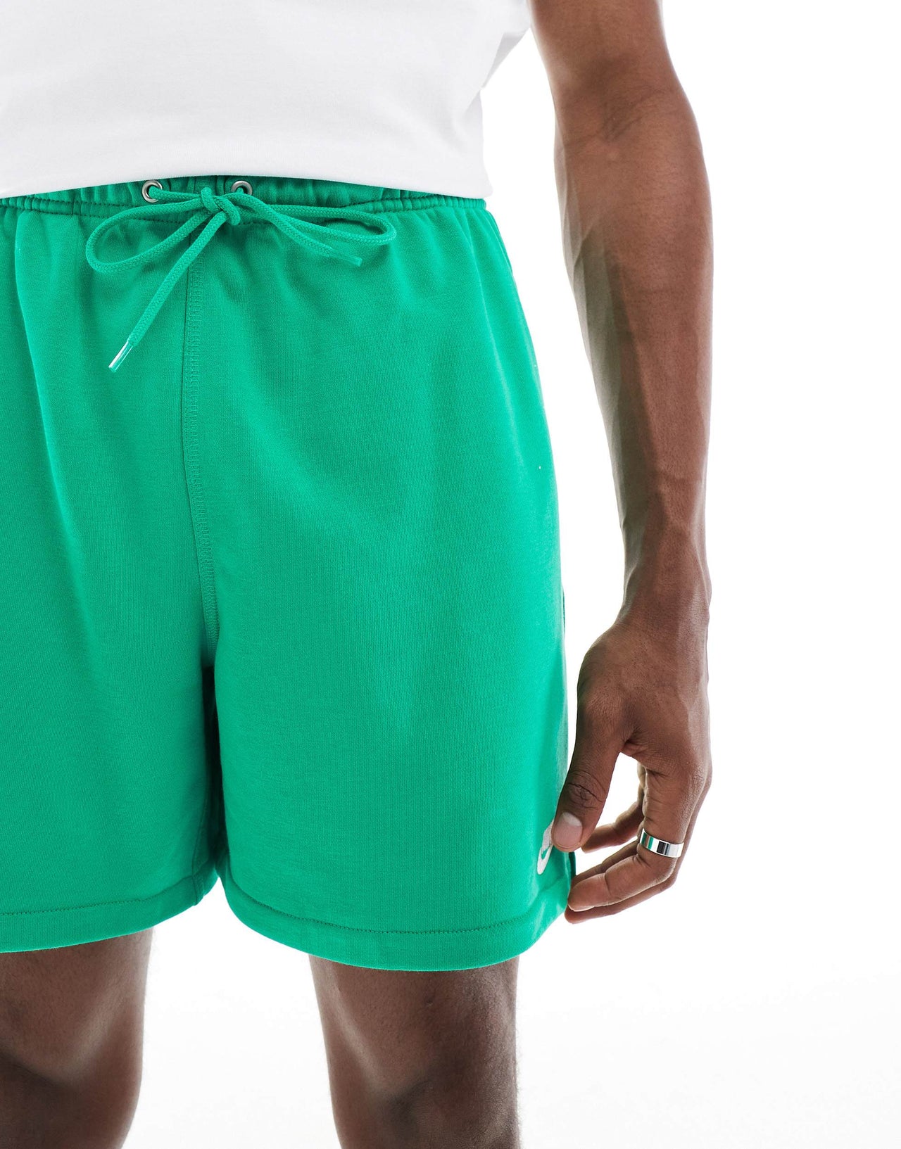 Nike Club French Terry shorts in green