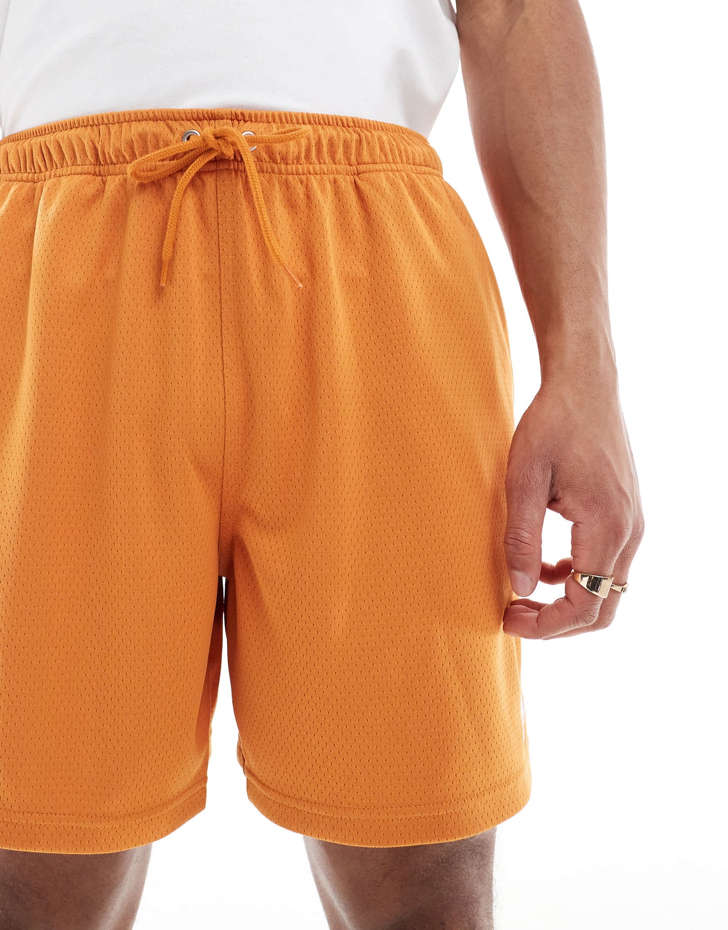 Nike Club mesh shorts in brown