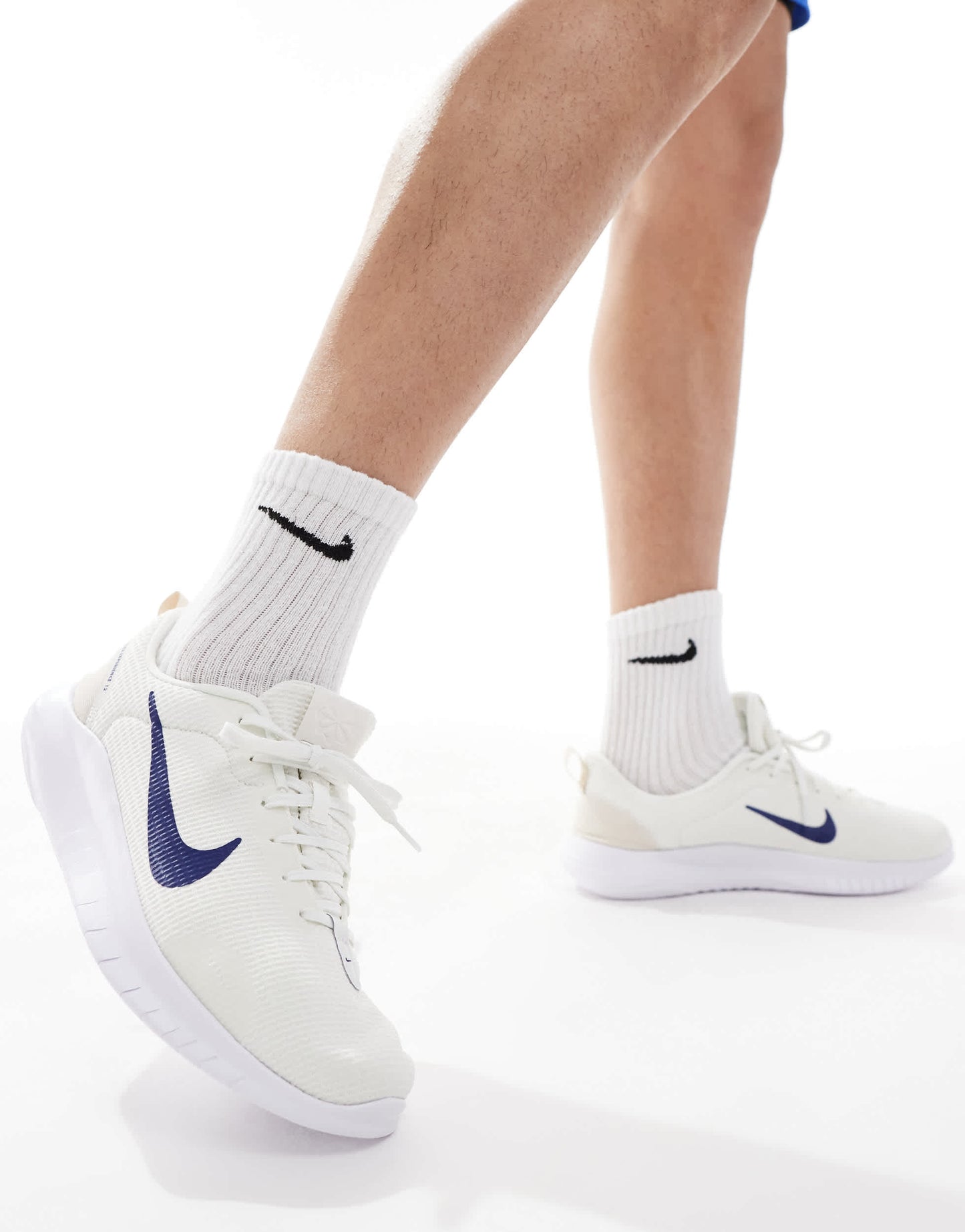 Nike Training Flex Experience RN 12 trainers in off white