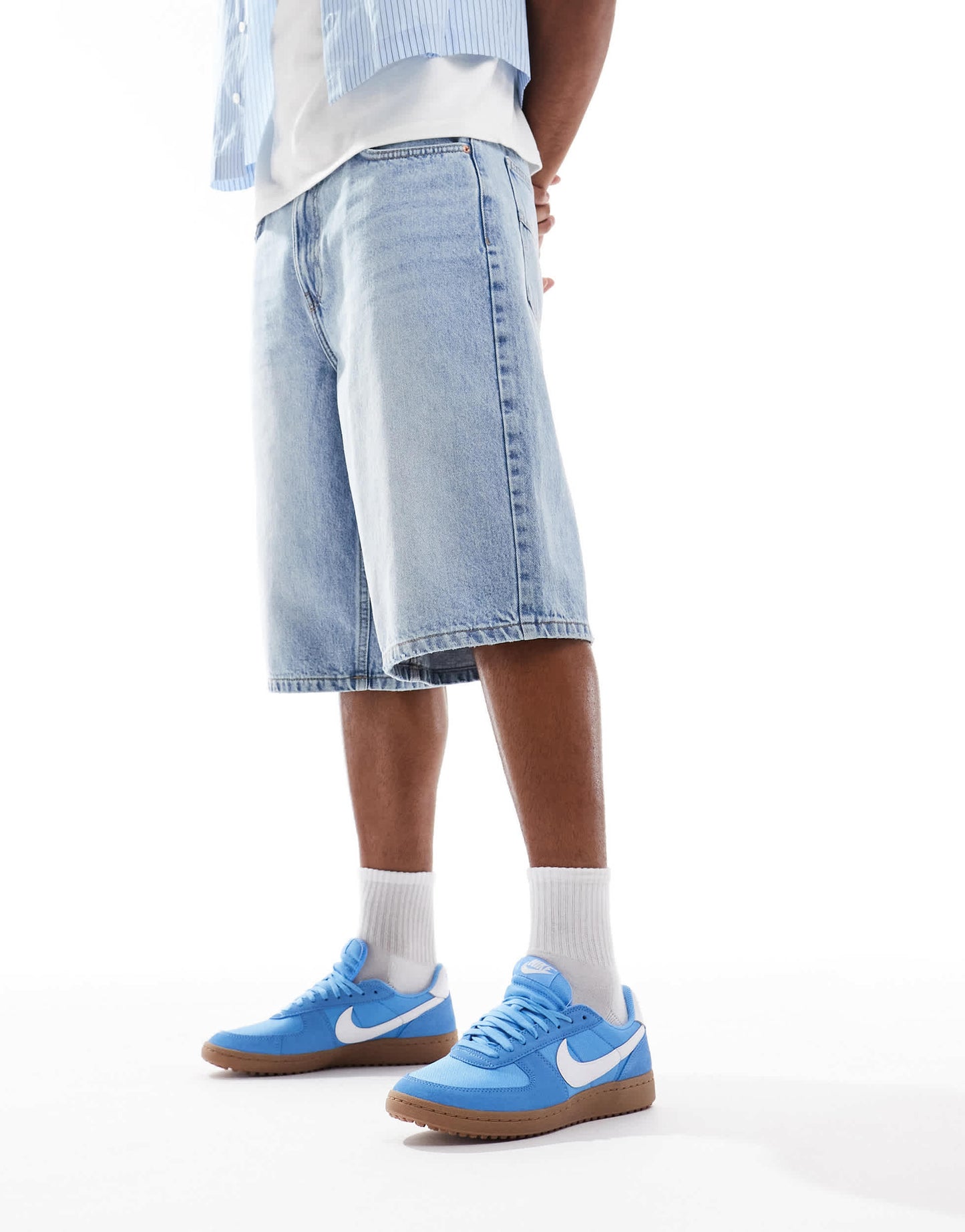 Nike Field General unisex trainers in blue and white