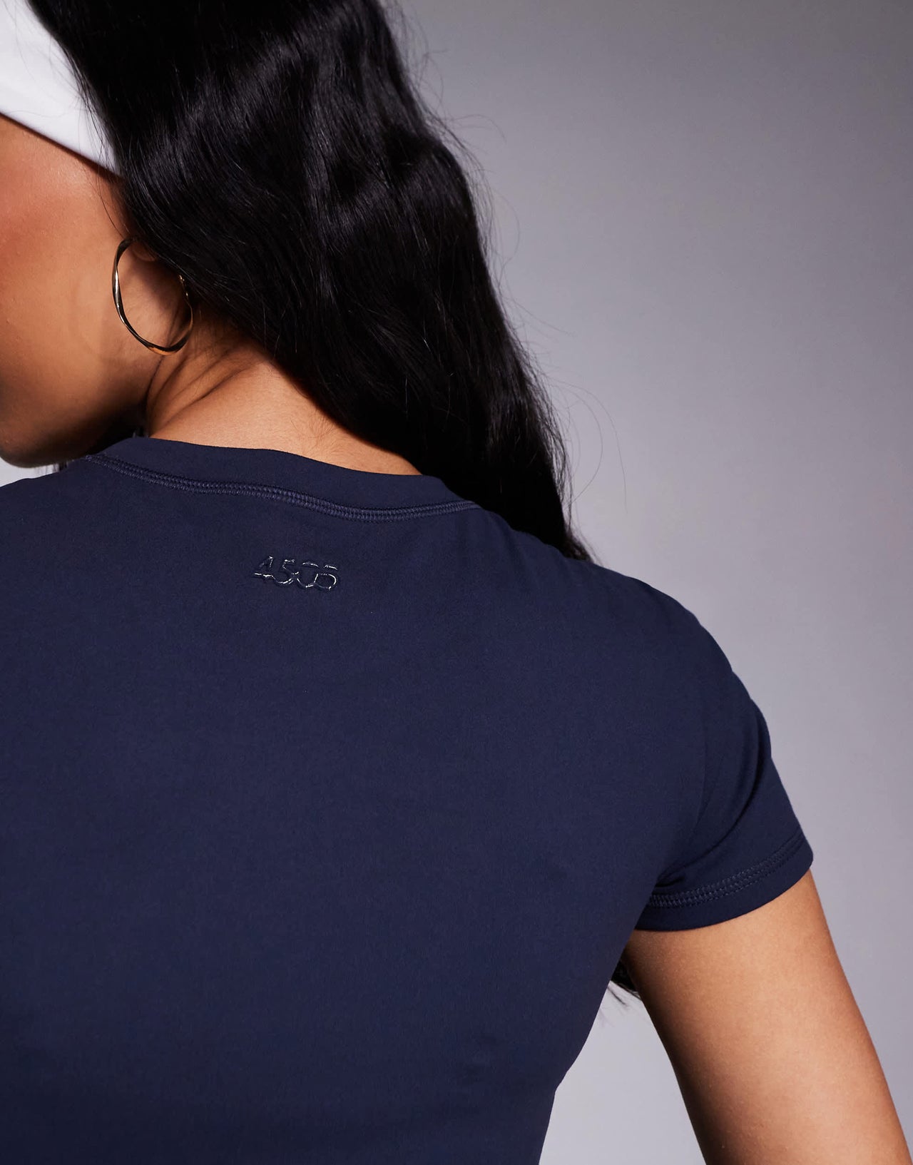 4505 Icon soft touch studio baby t-shirt in midnight navy