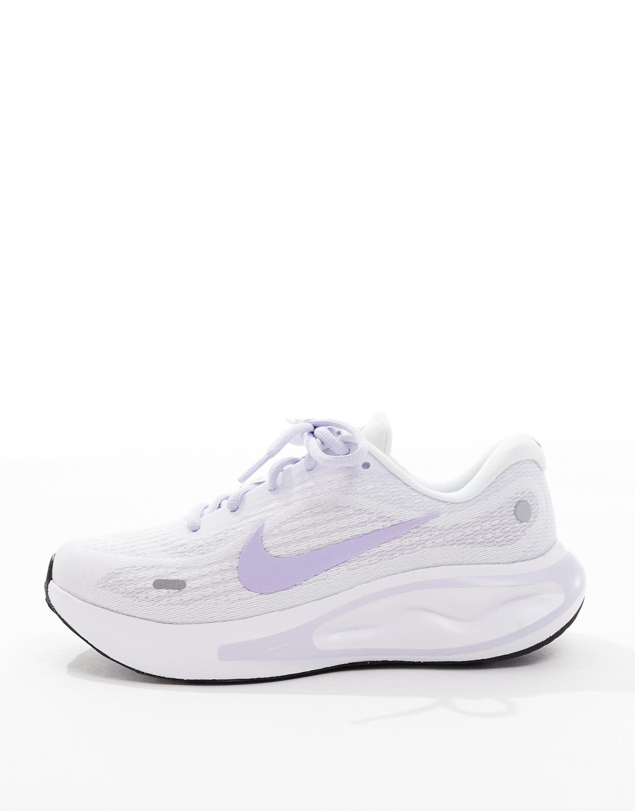 Nike Running Journey Run trainers in white and lilac