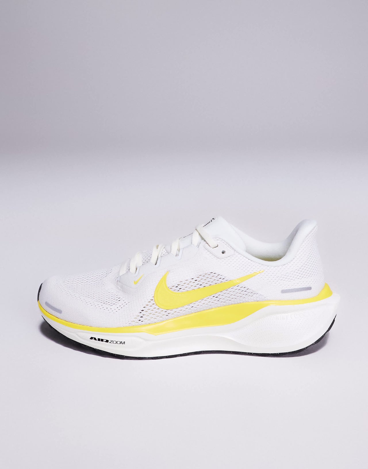 Nike Running Air Zoom Pegasus 41 trainers in white and yellow