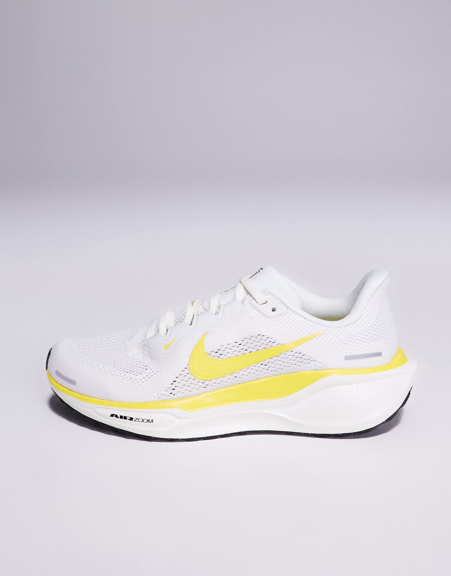 Nike Running Air Zoom Pegasus 41 trainers in white and yellow