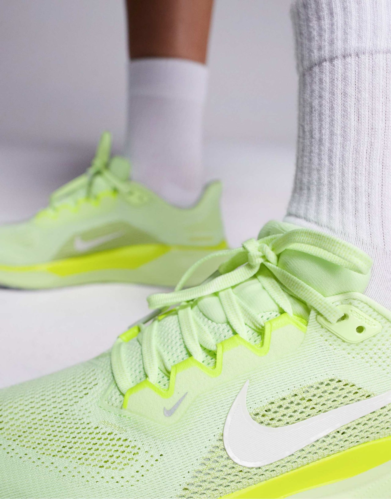 Nike Running Air Zoom Pegasus 41 trainers in lime green