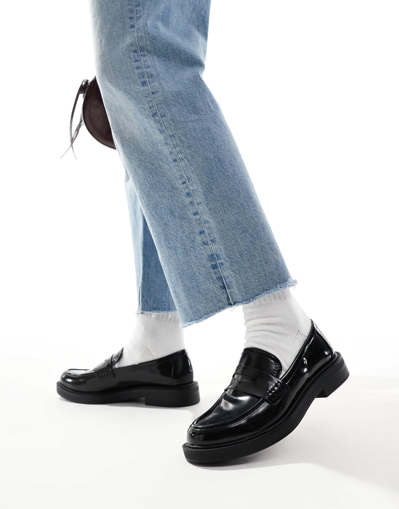 Pull&Bear loafers in black