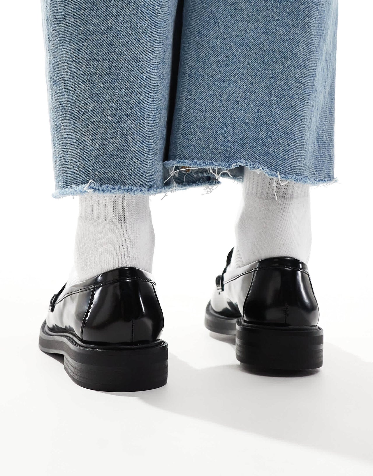 Pull&Bear loafers in black