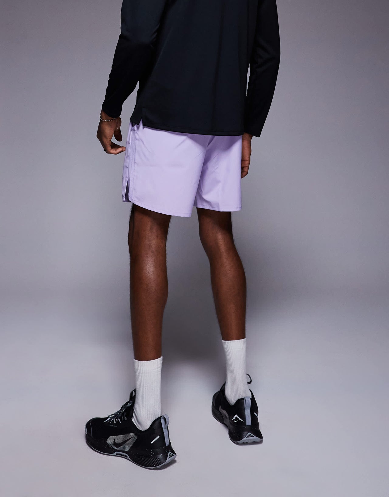 Nike Running Run Energy Challenger Dri-FIT 7 inch shorts in purple