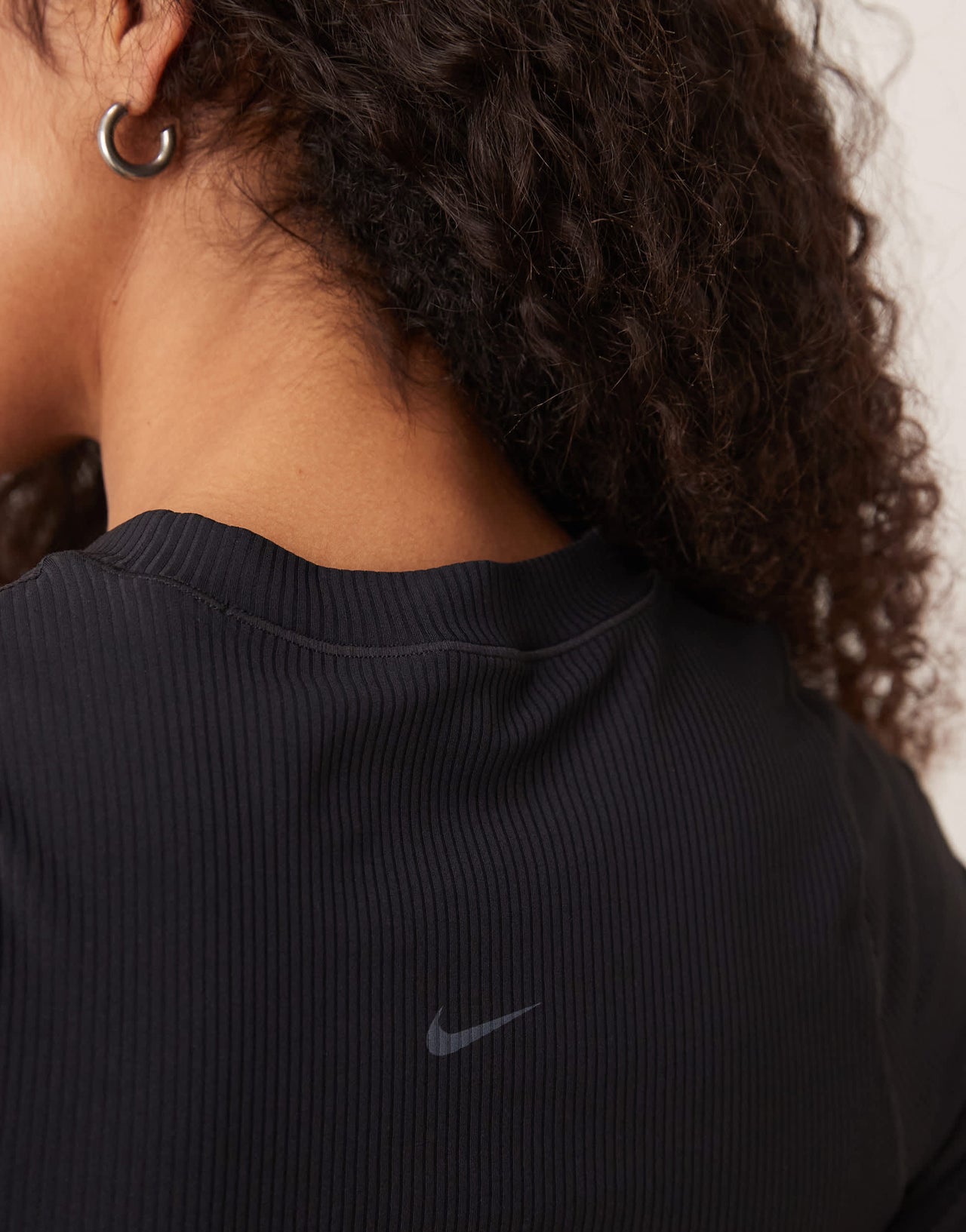 Nike Training Zenvy Dri-FIT ribbed top in black