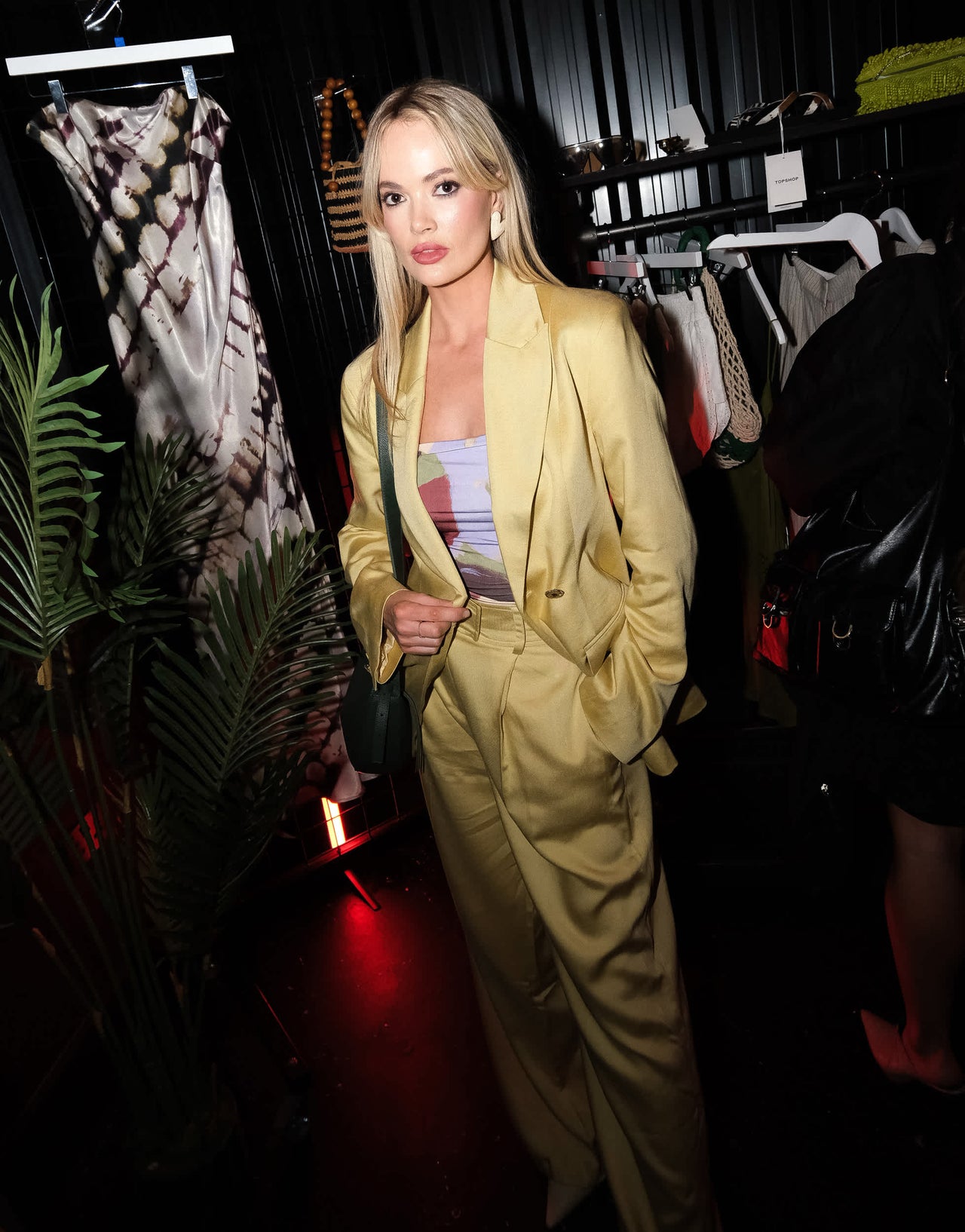 Topshop co ord premium wedding guest occasion blazer in buttermilk