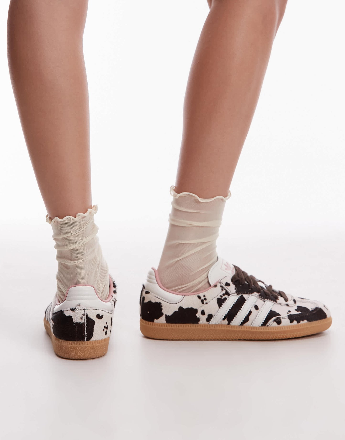 adidas Originals Samba OG trainers in cow print- exclusive to ASOS