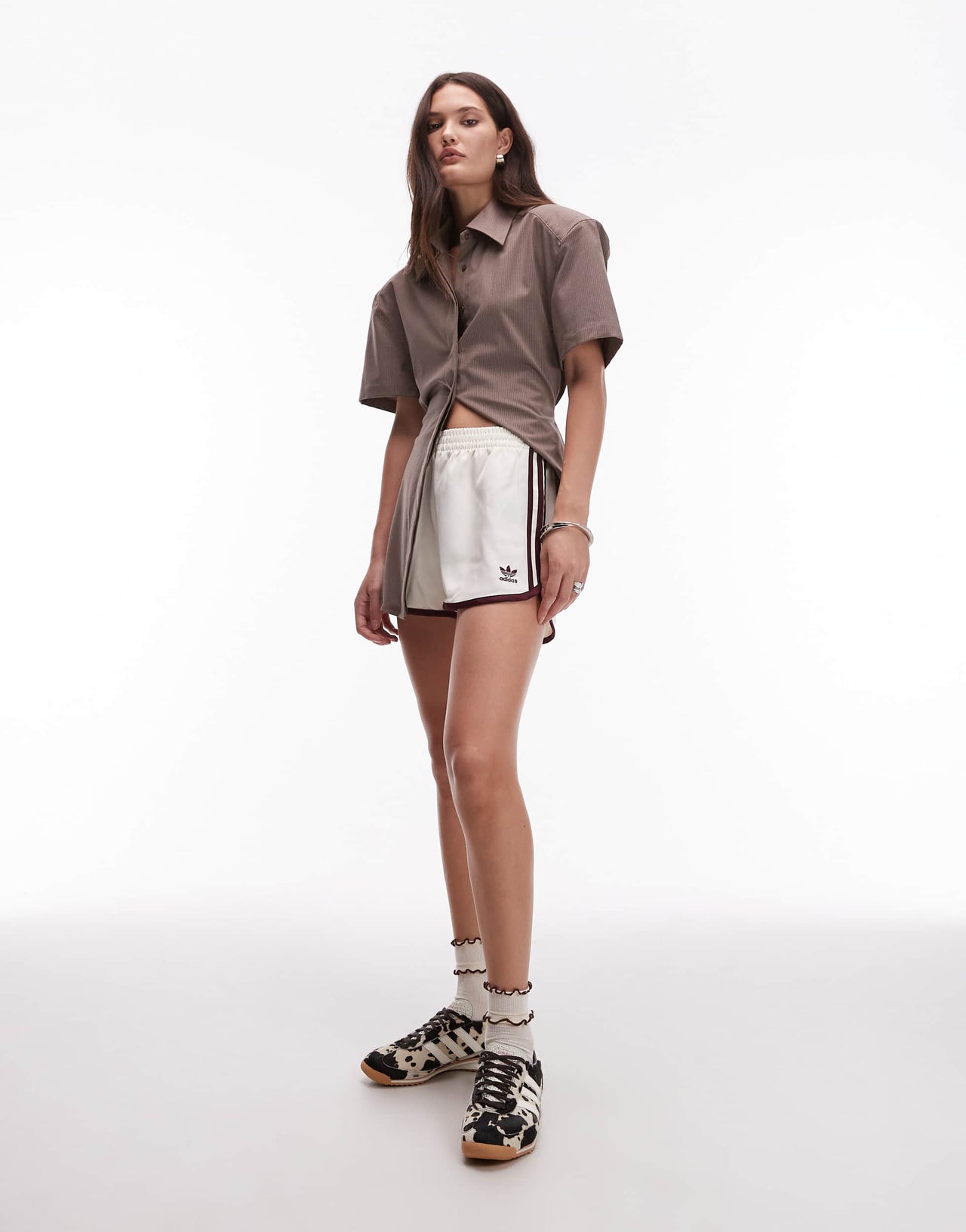 adidas Originals SL 72 OG trainers in cow print- exclusive to ASOS