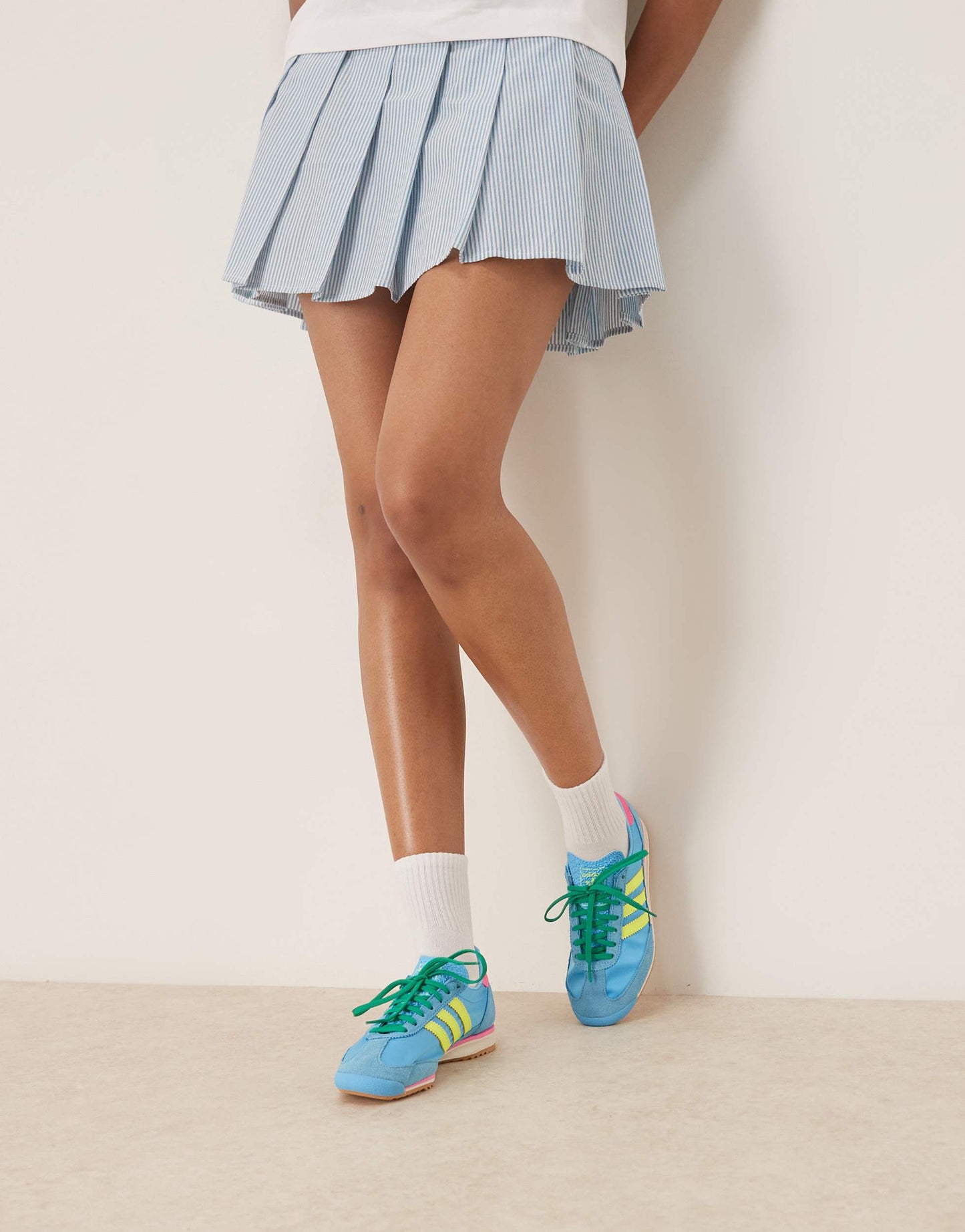 adidas Originals SL 72 OG trainers in bright blue and yellow