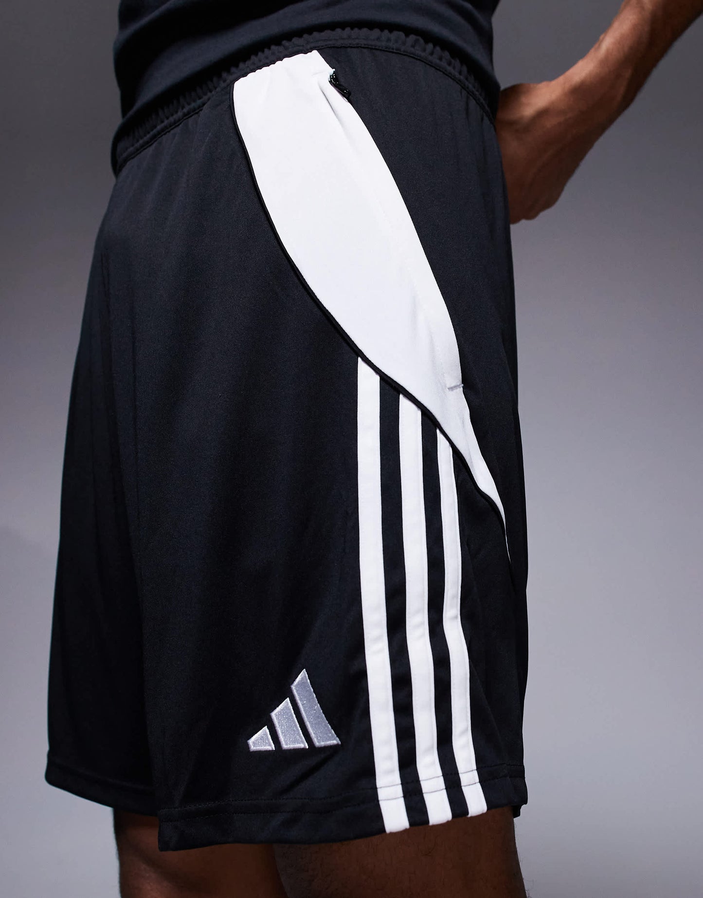 adidas Football Tiro shorts in black