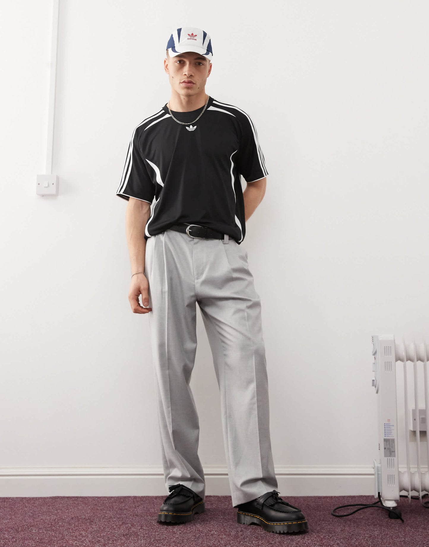 adidas Originals Teamgeist t-shirt in black