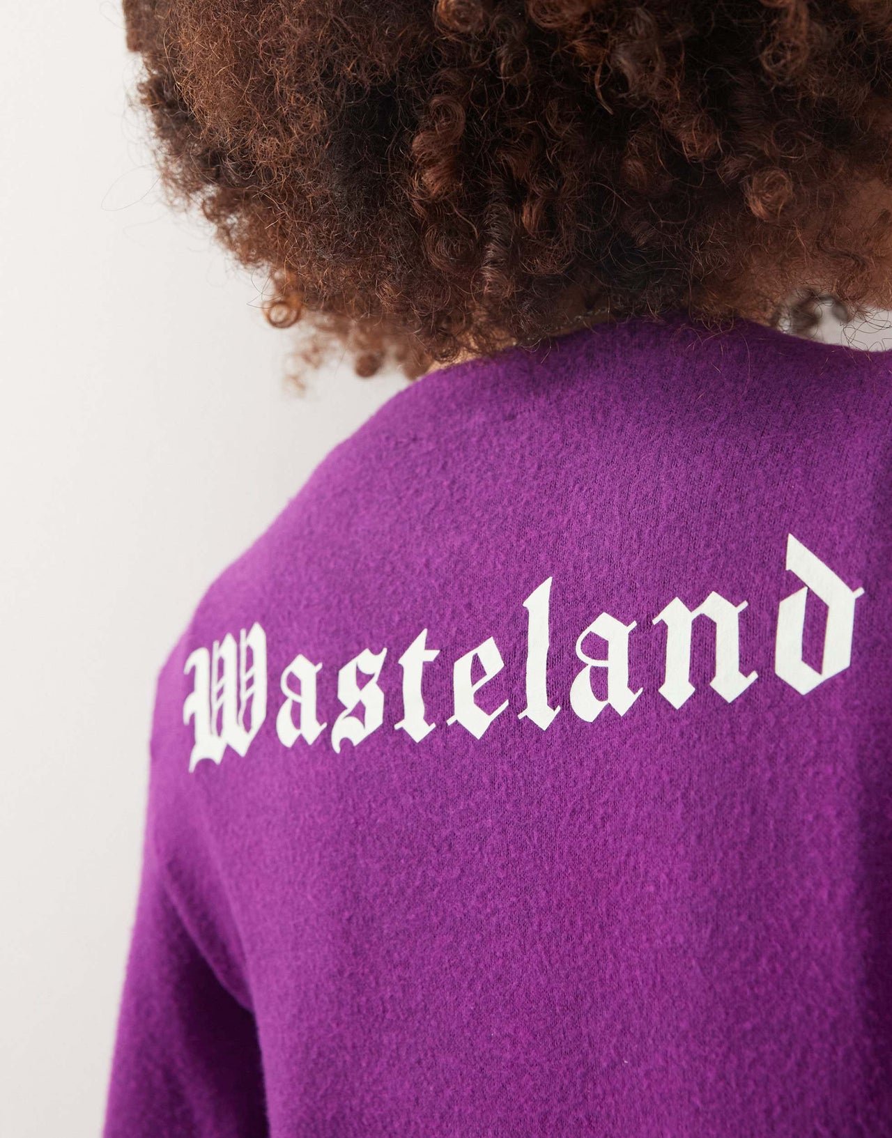 Basic Pleasure Mode cardigan in purple co-ord