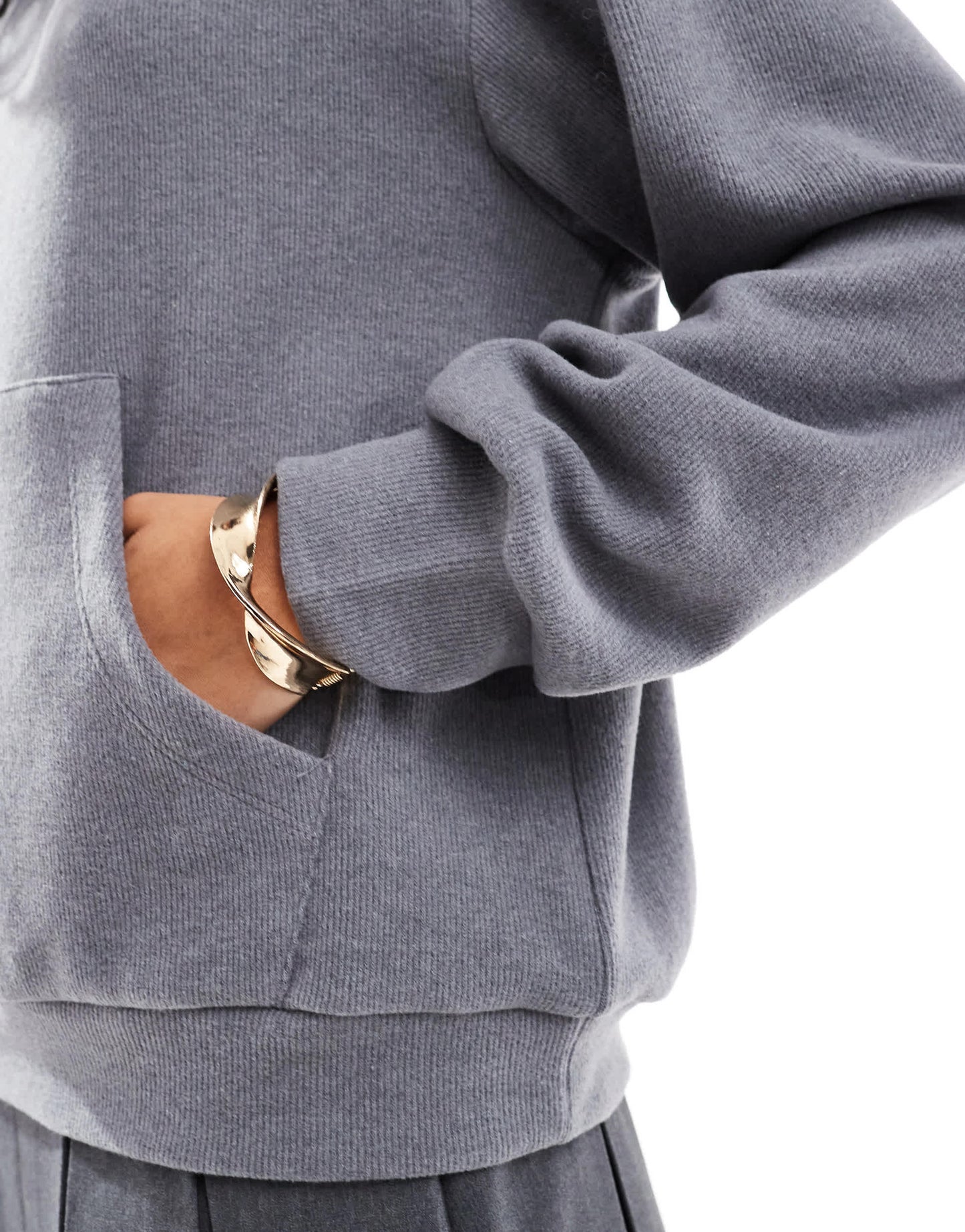 ASOS DESIGN supersoft oversized hoodie in charcoal
