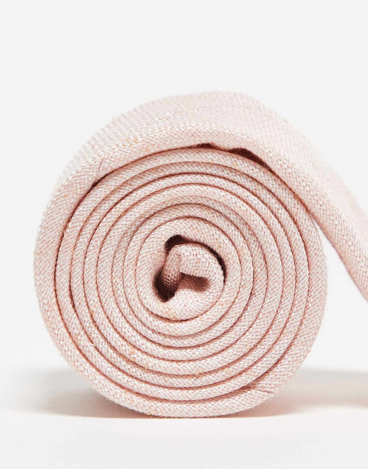 ASOS DESIGN slub textured tie in pink