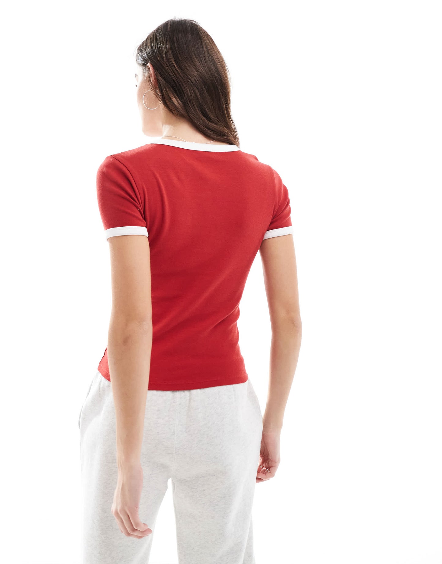 Cotton On yours truly santa fe rib graphic t-shirt in red
