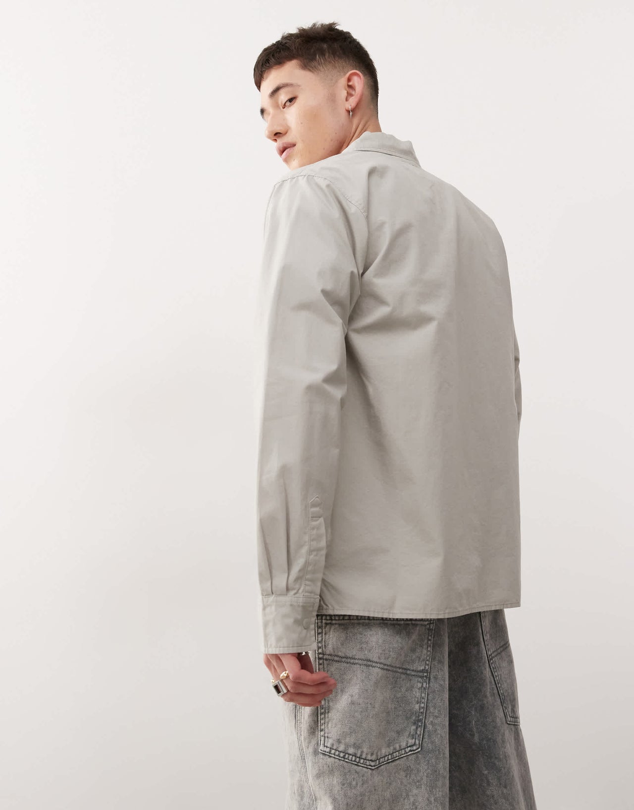 Santa Cruz utility overshirt in beige