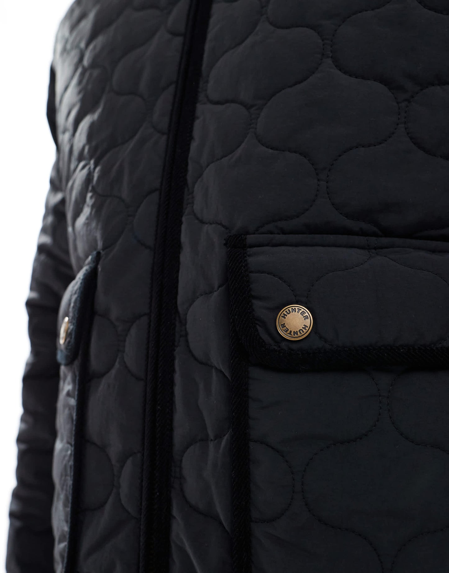 Hunter quilted jacket in black