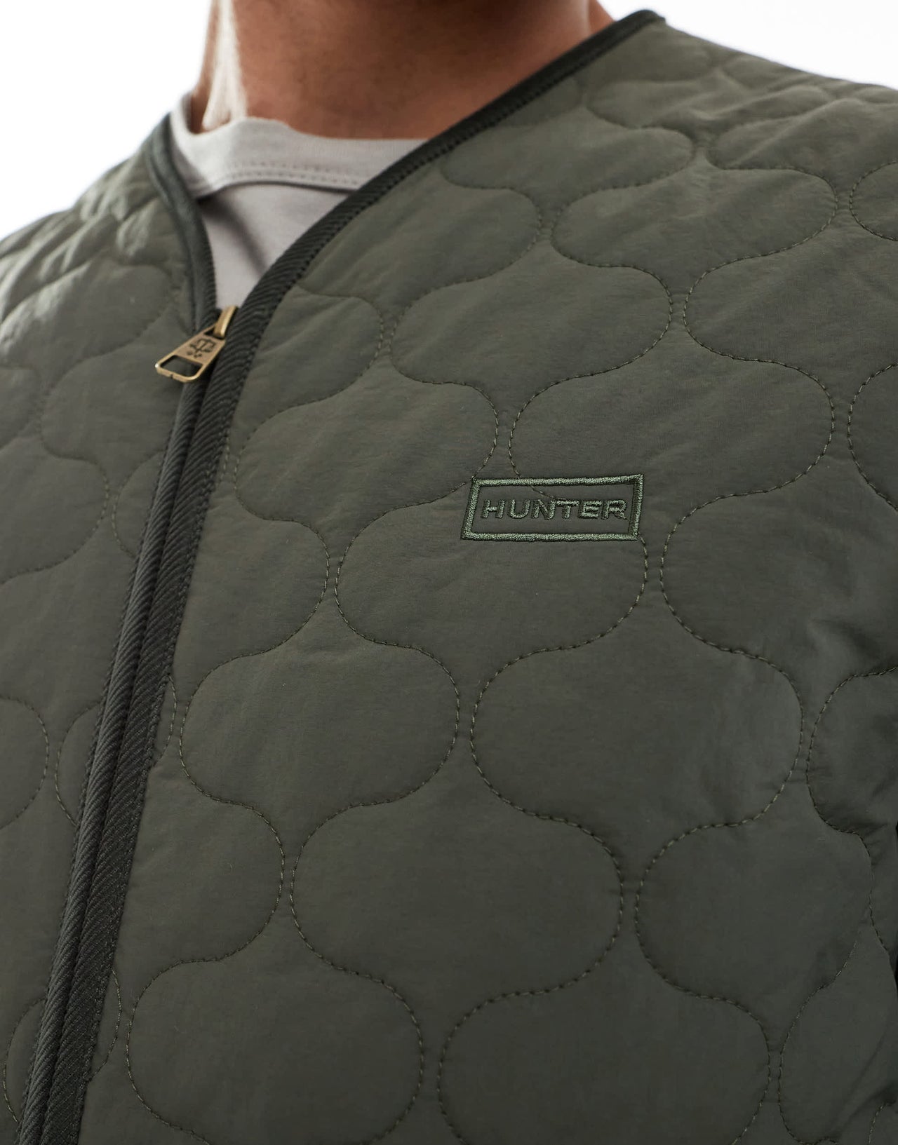 Hunter quilted jacket in green