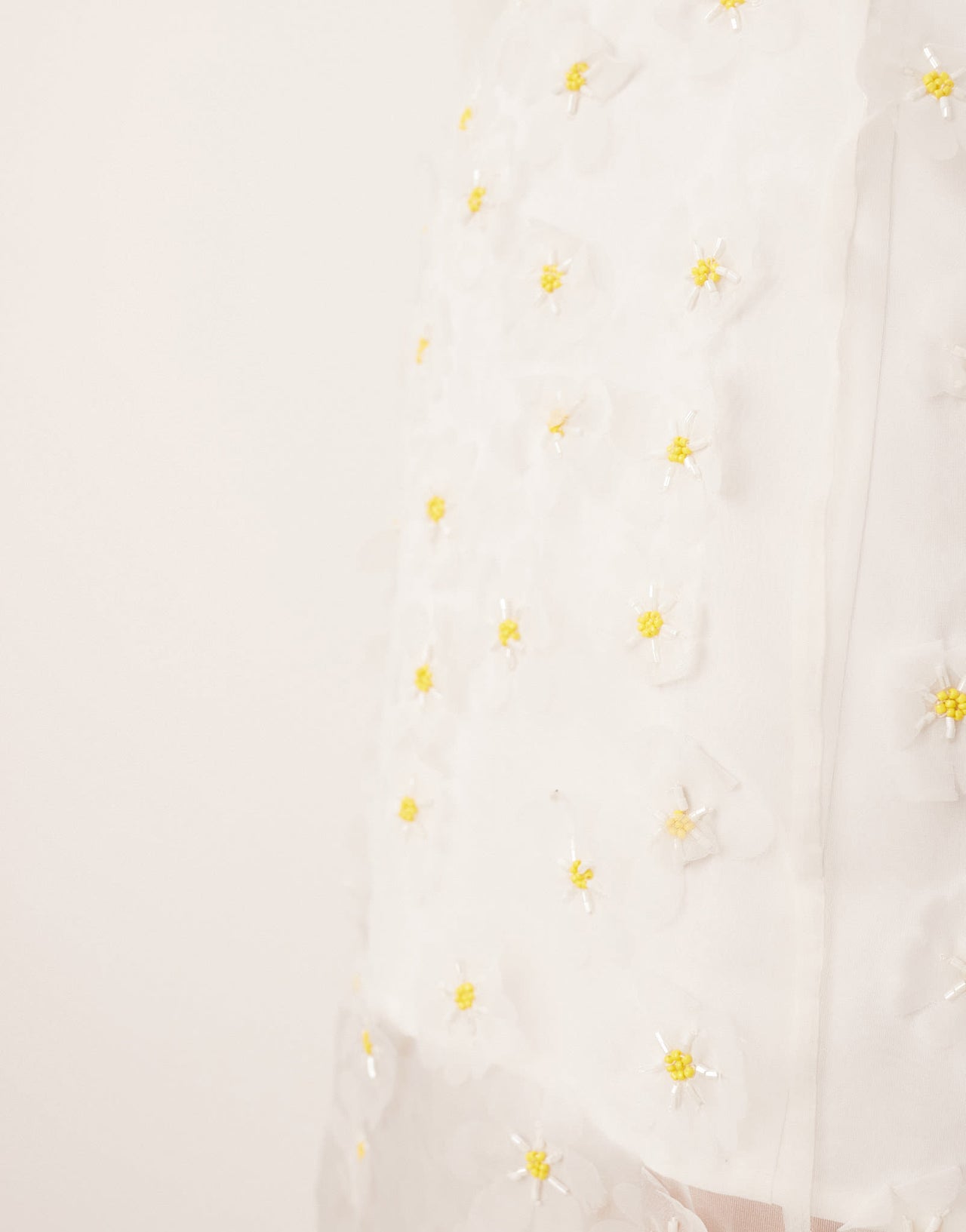 ARRANGE 3D daisy sheer column maxi skirt co-ord