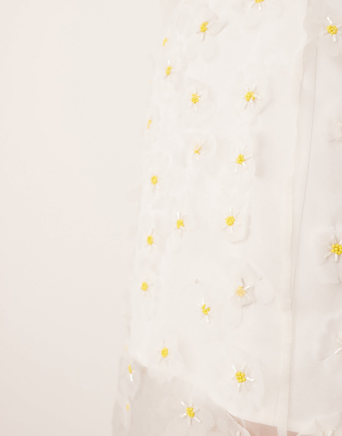 ARRANGE 3D daisy sheer column maxi skirt co-ord