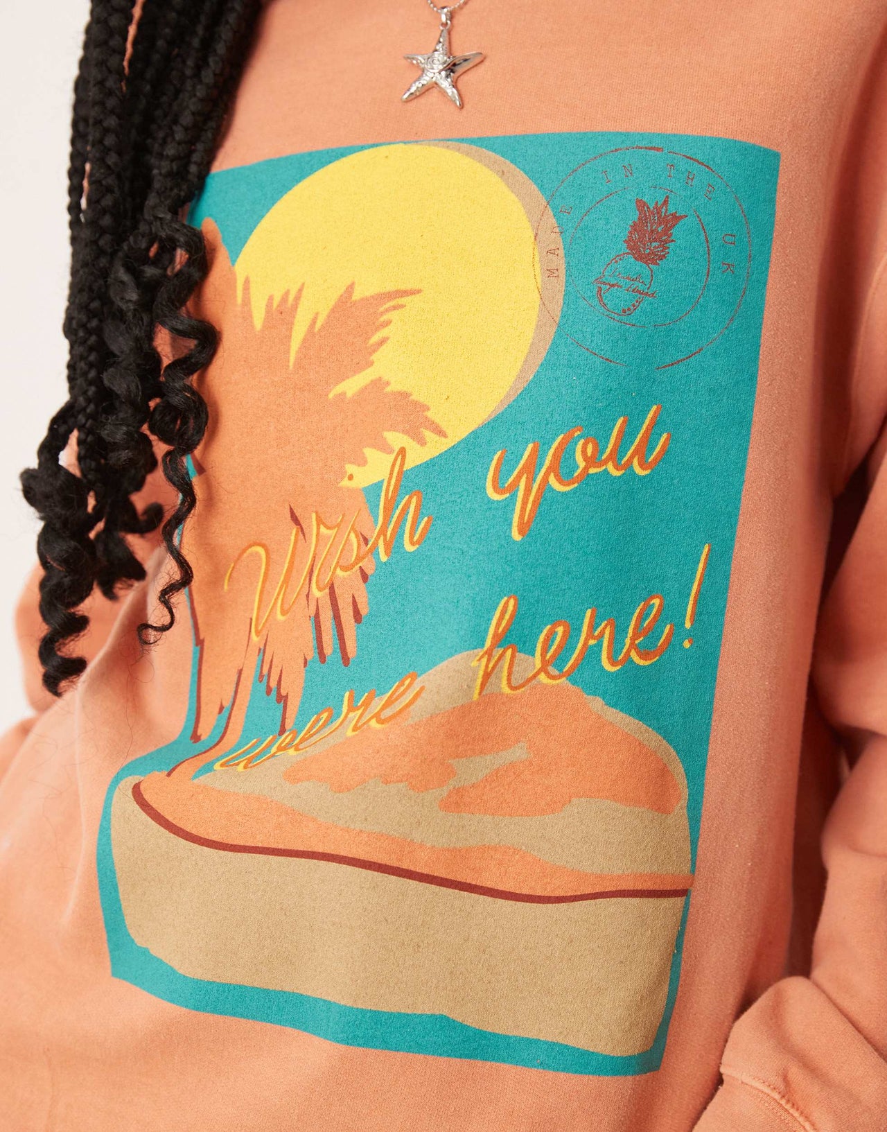 Isabelle Pennington-Edmead postcard sweatshirt