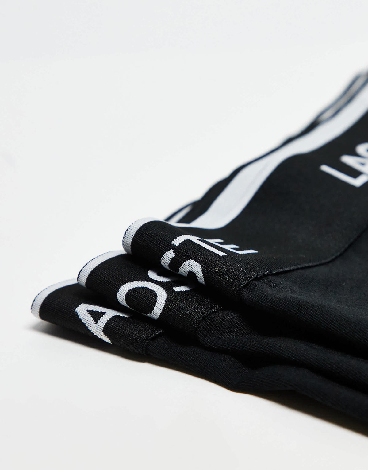 Lacoste 3pack boxer briefs in black