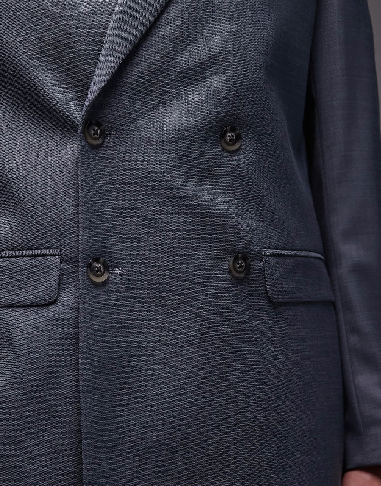 Topman relaxed suit jacket in blue