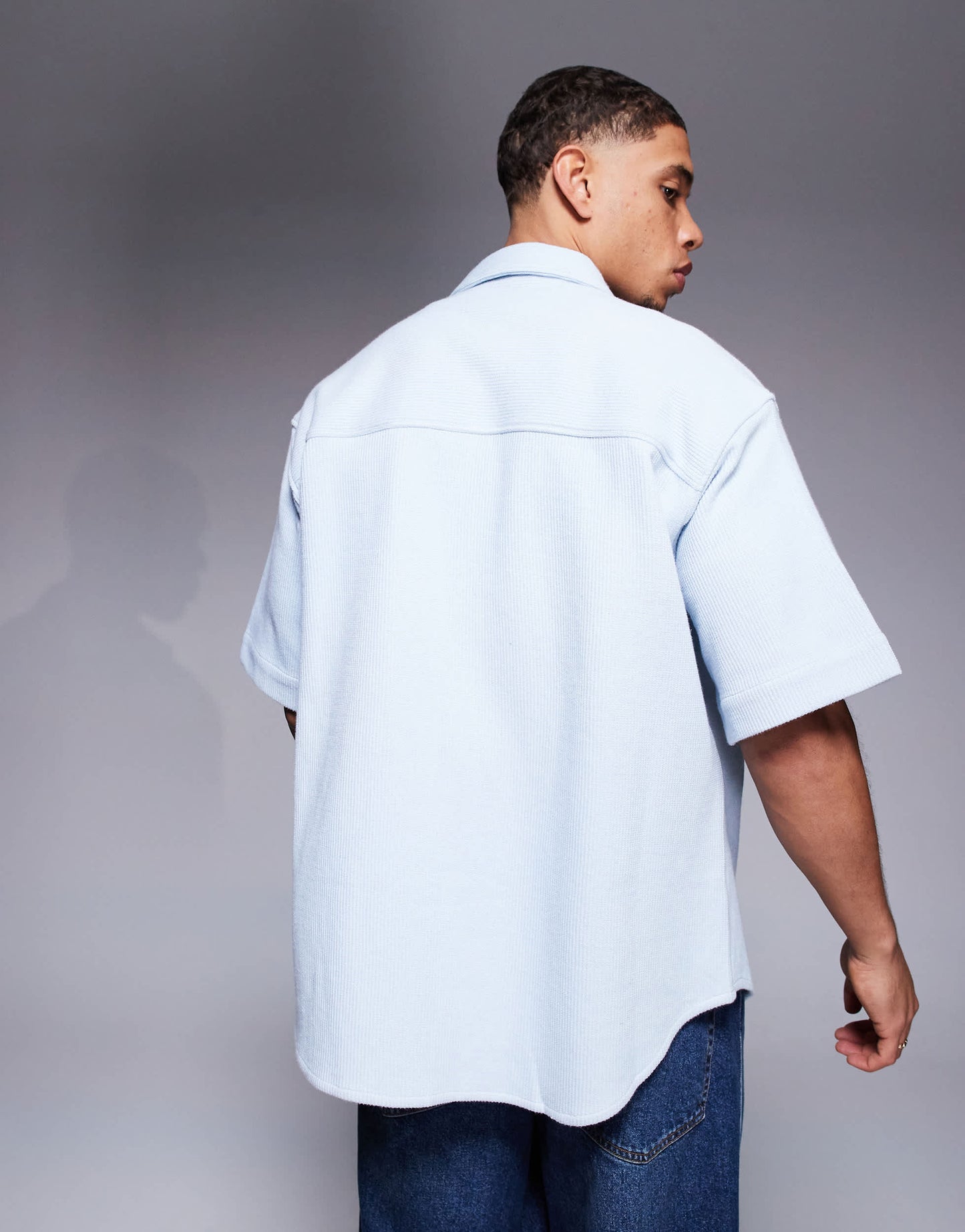 Hugo Blue Ebronn short sleeve shirt in blue